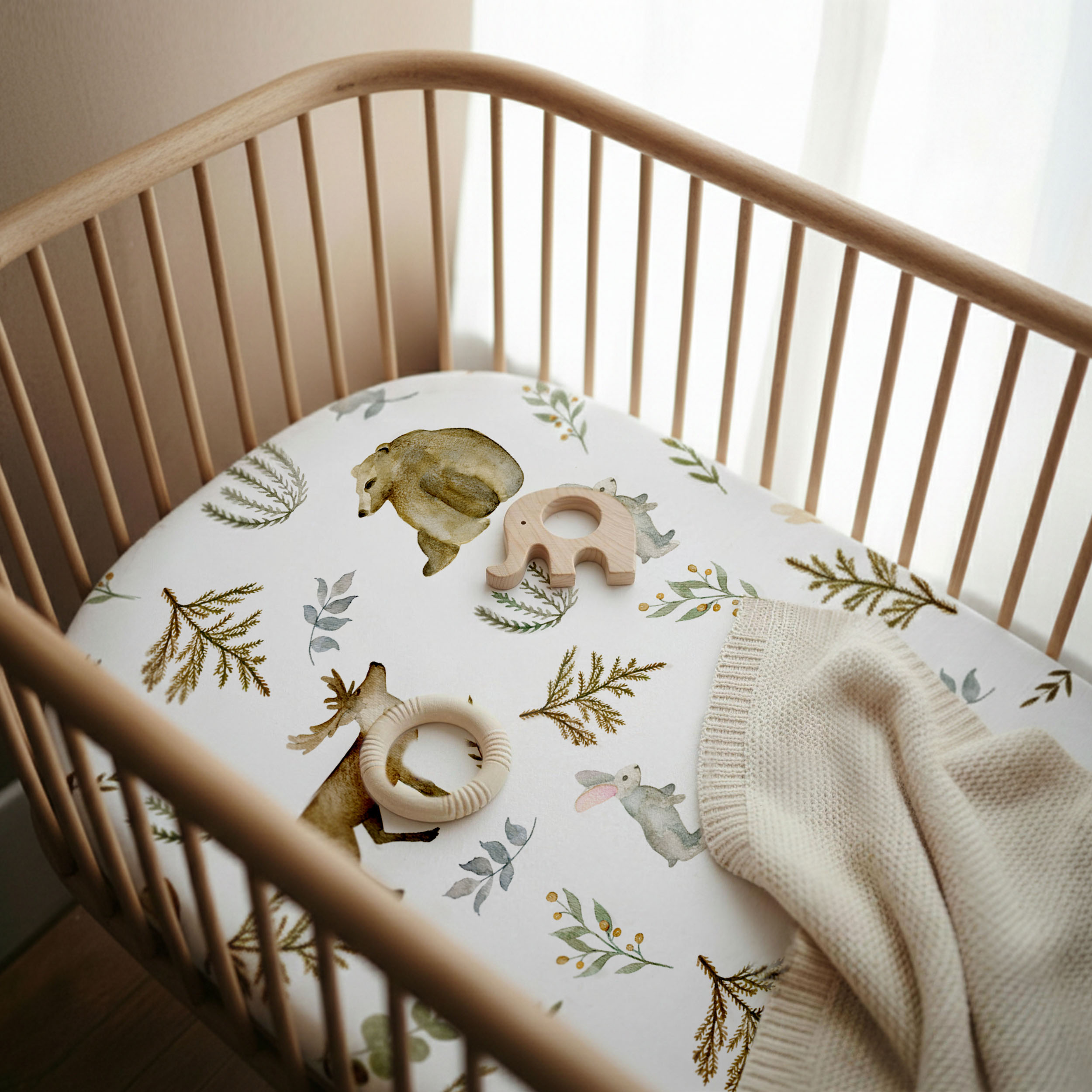 Bear | Bassinet Sheets 4-Pack | 20*33''