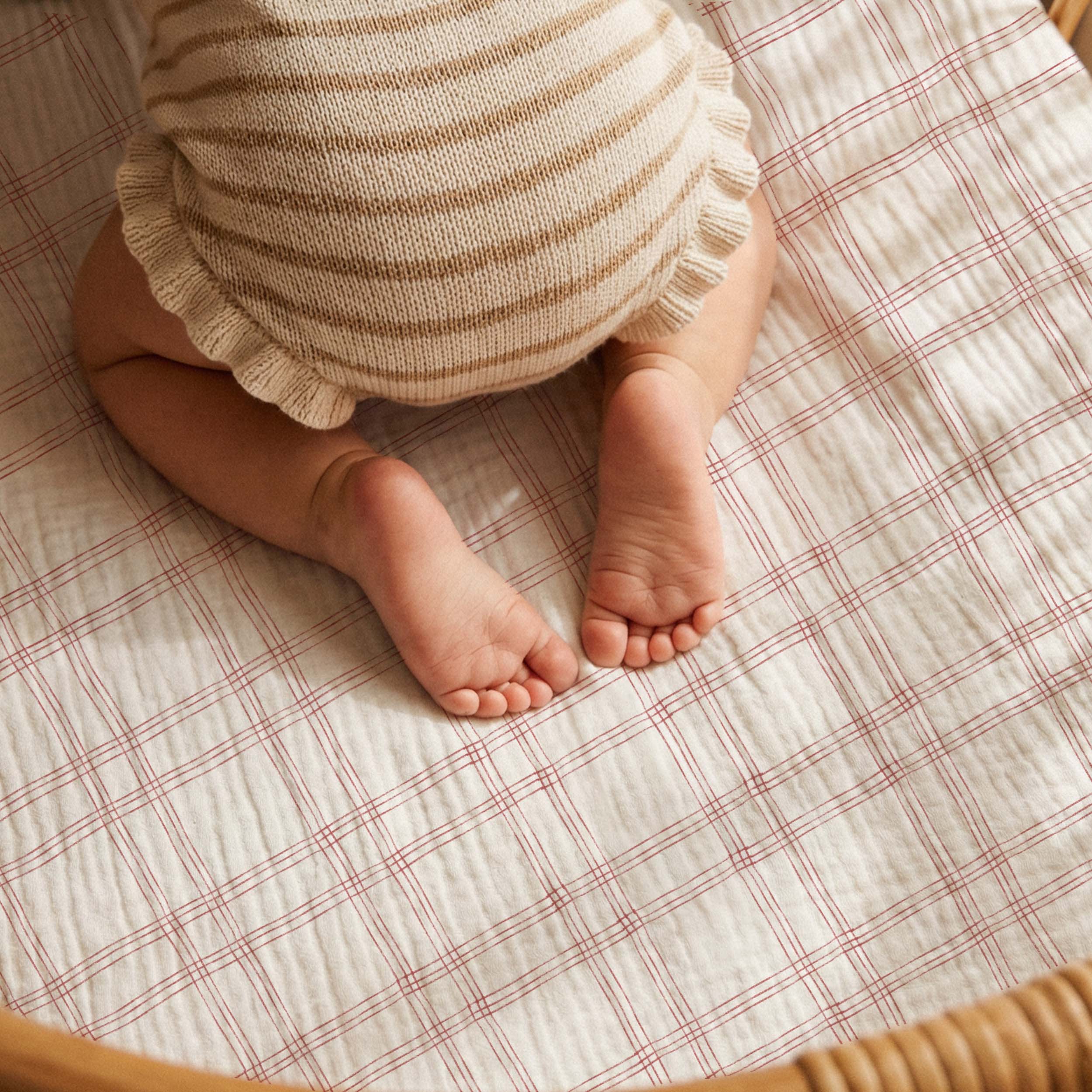 Bear's Dreamland  | Muslin Bassinet Sheet 3-Pack | 33''*20''