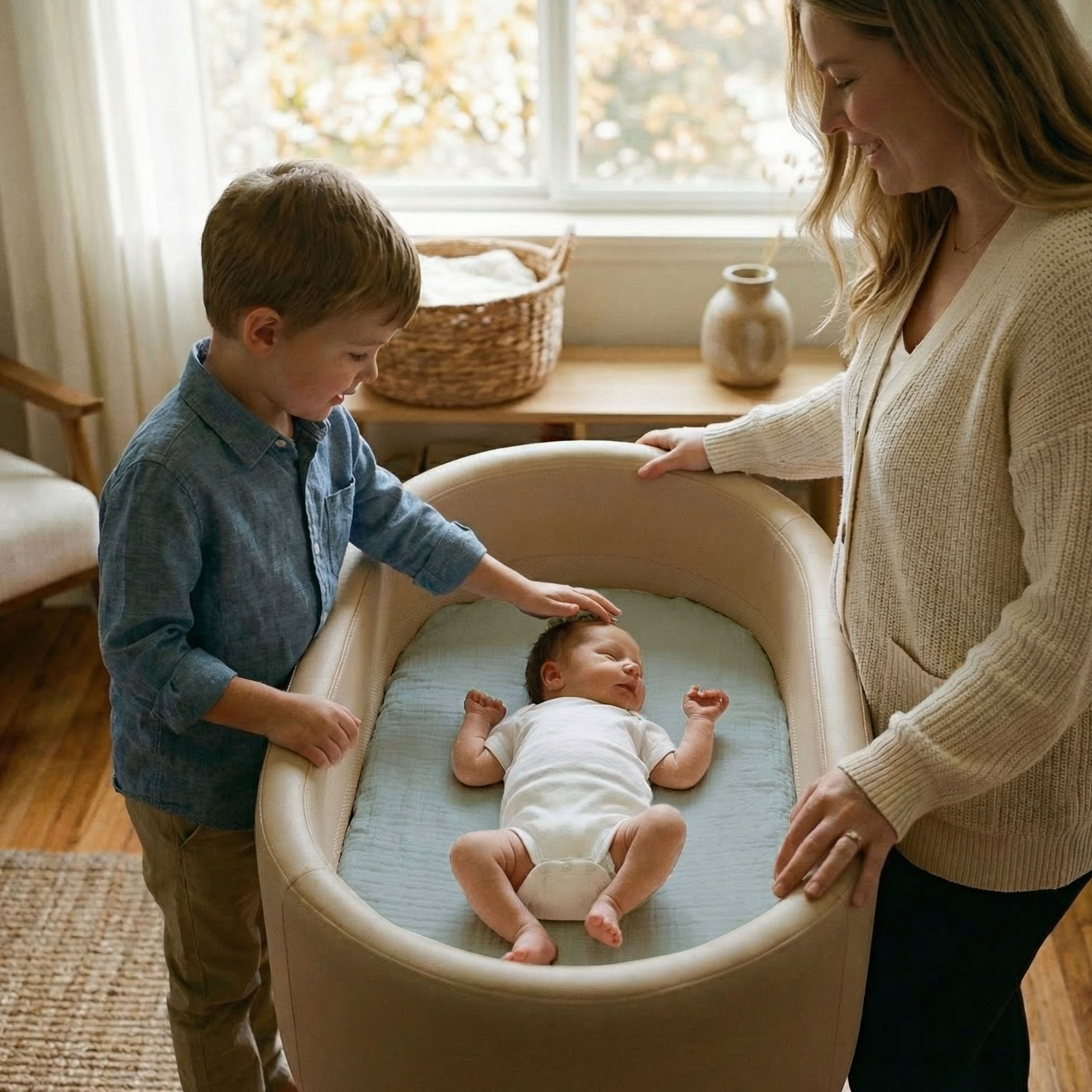 Planet | Muslin Bassinet Sheet 3-Pack | 33''*20''