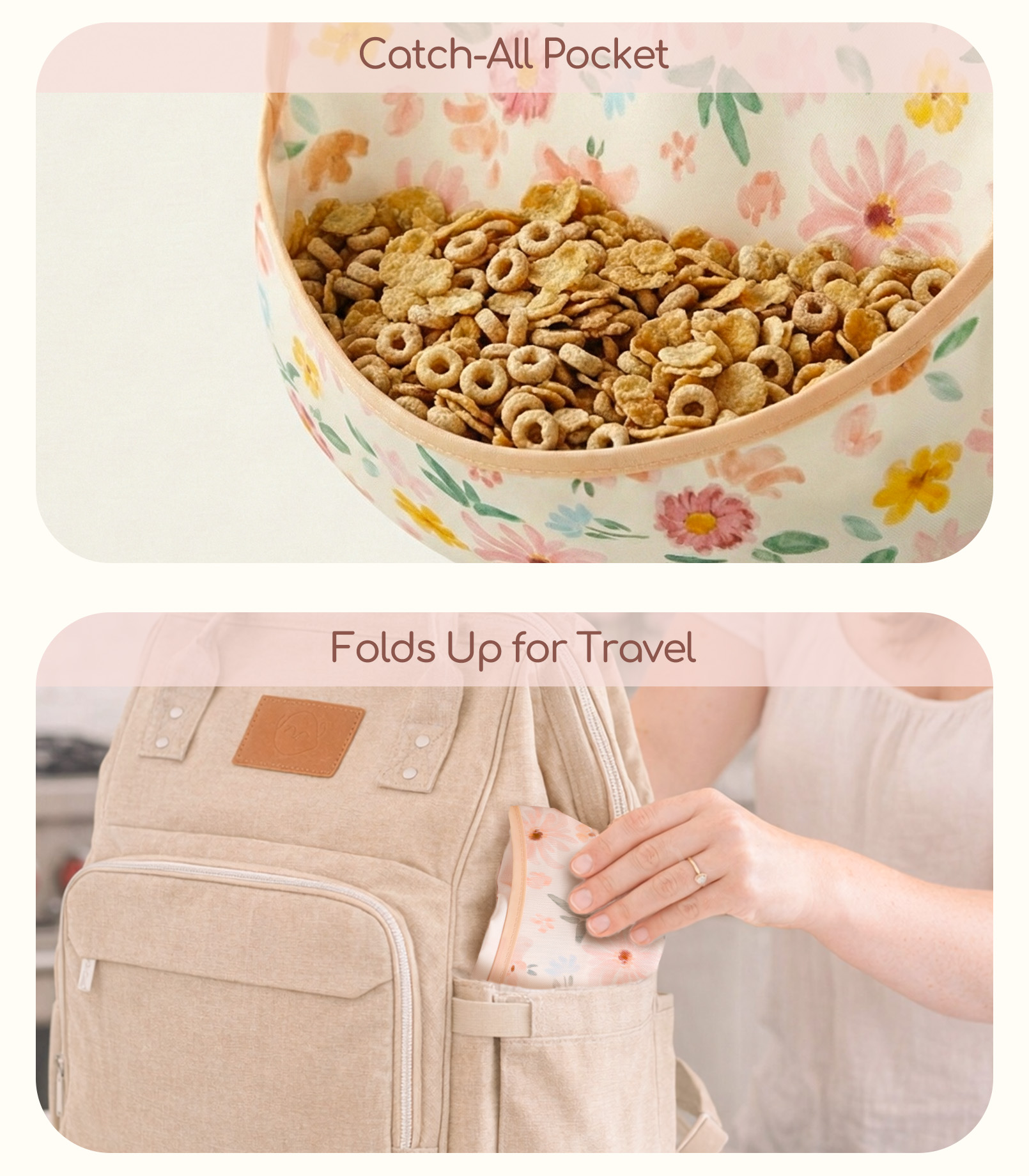 Blossoming Buds | Gllquen baby Waterproof Bibs 3 Pack | 3-24 Months