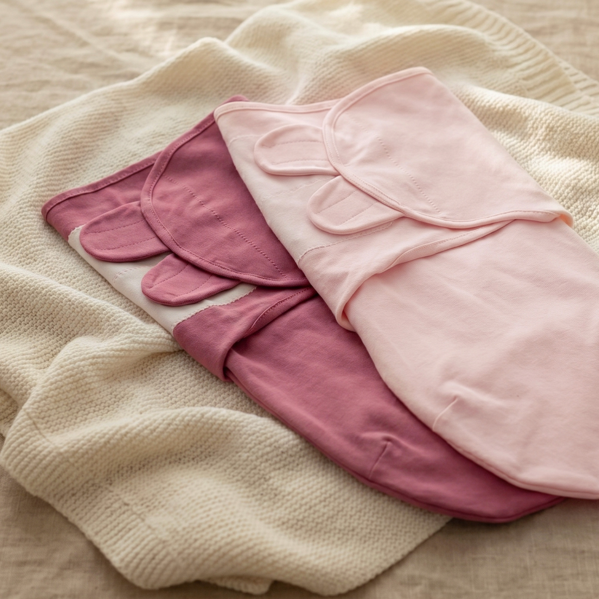 Cherry Dust Harmony | Baby Swaddle 2-Pack | 0-3 Months