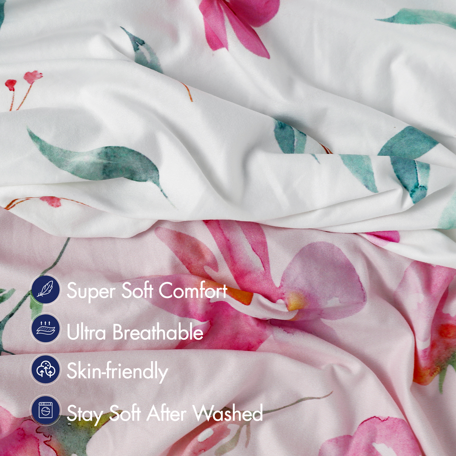 Flowers | Bassinet Sheets 2-Pack | 16''*32''