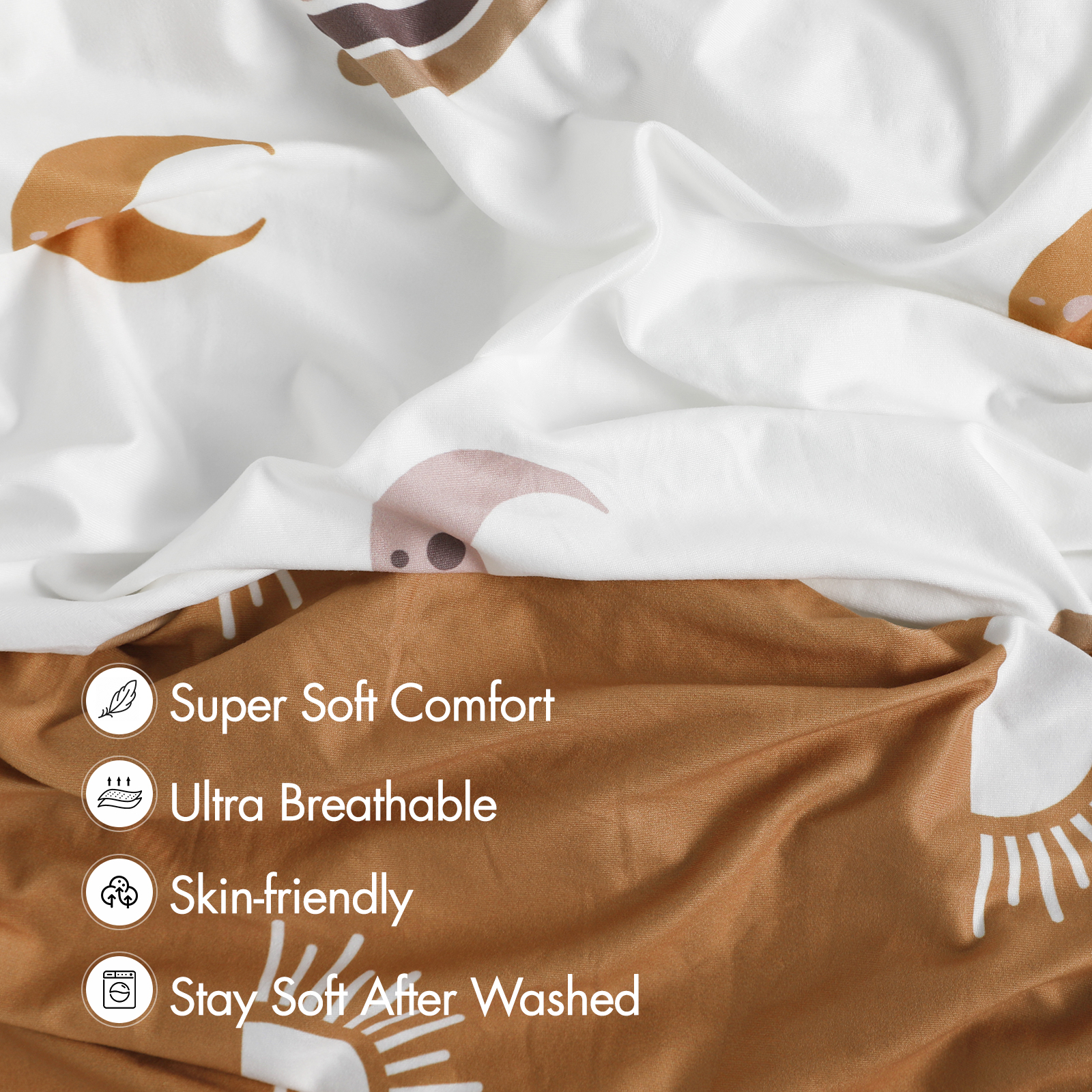 Rainbow  | Bassinet Sheets 2-Pack | 16''*32''