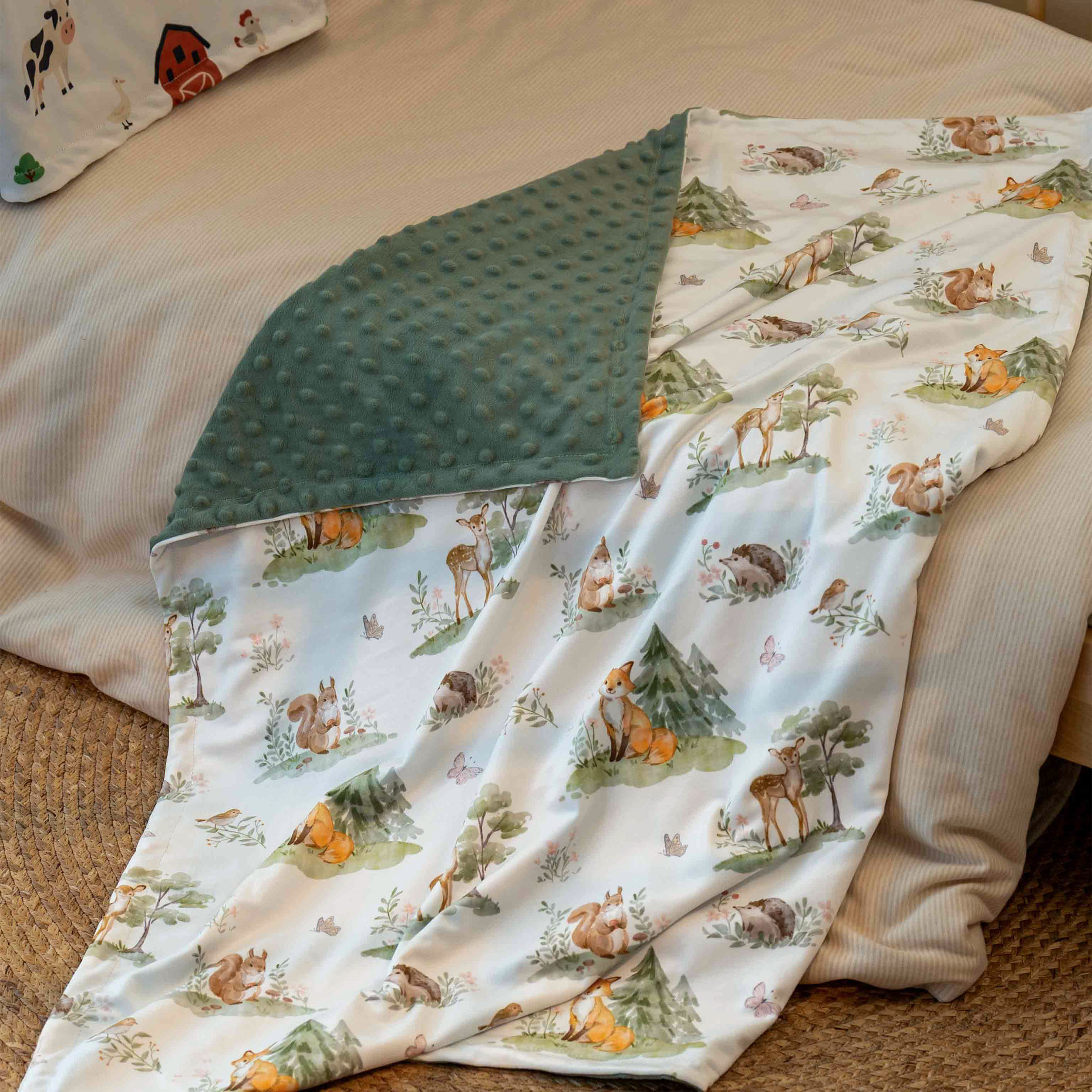 Sylvans | Fleece Plush Dot Blanket | 30''*40''