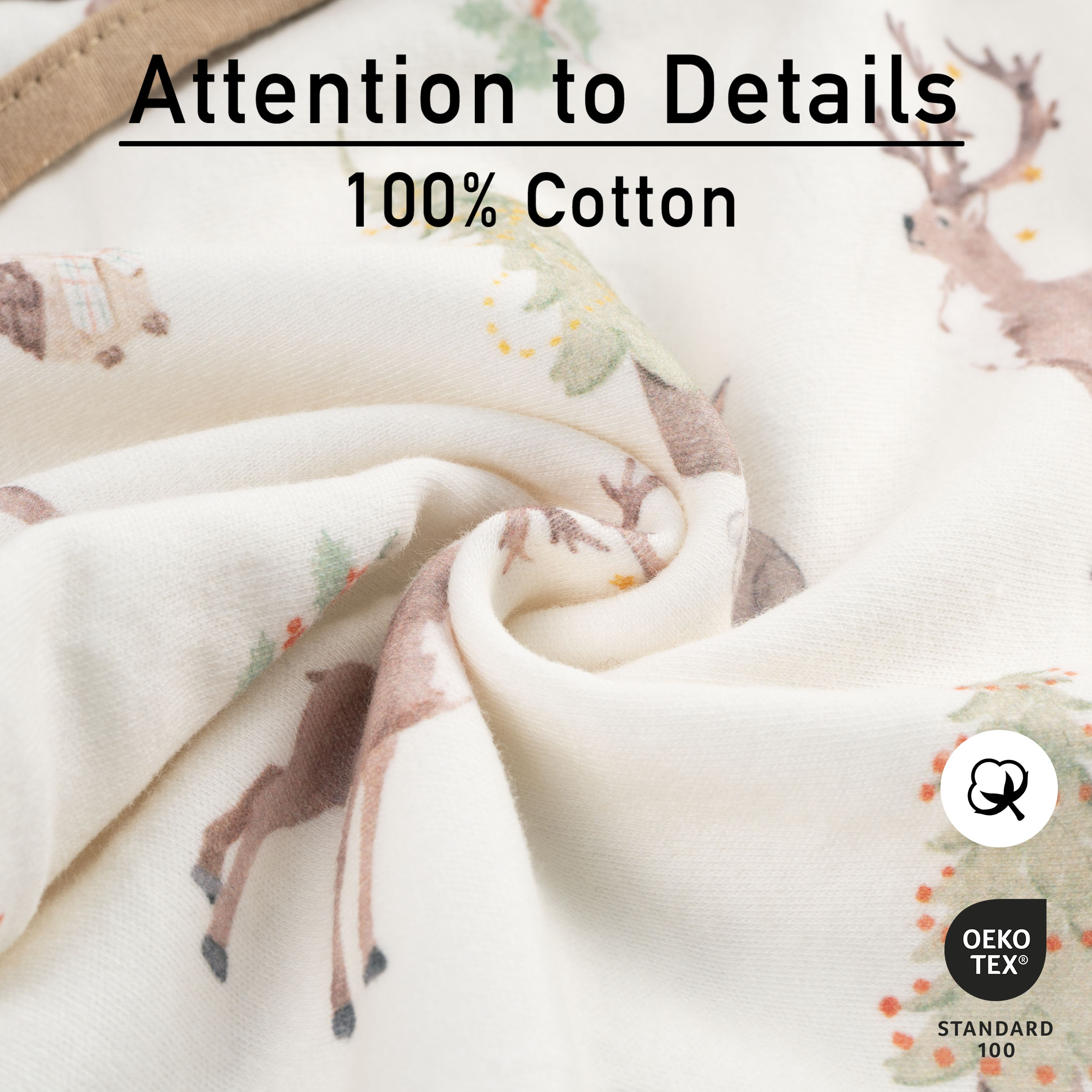 Christmas Forest Carol | Baby Swaddle 3 Pack | 0-3 Months