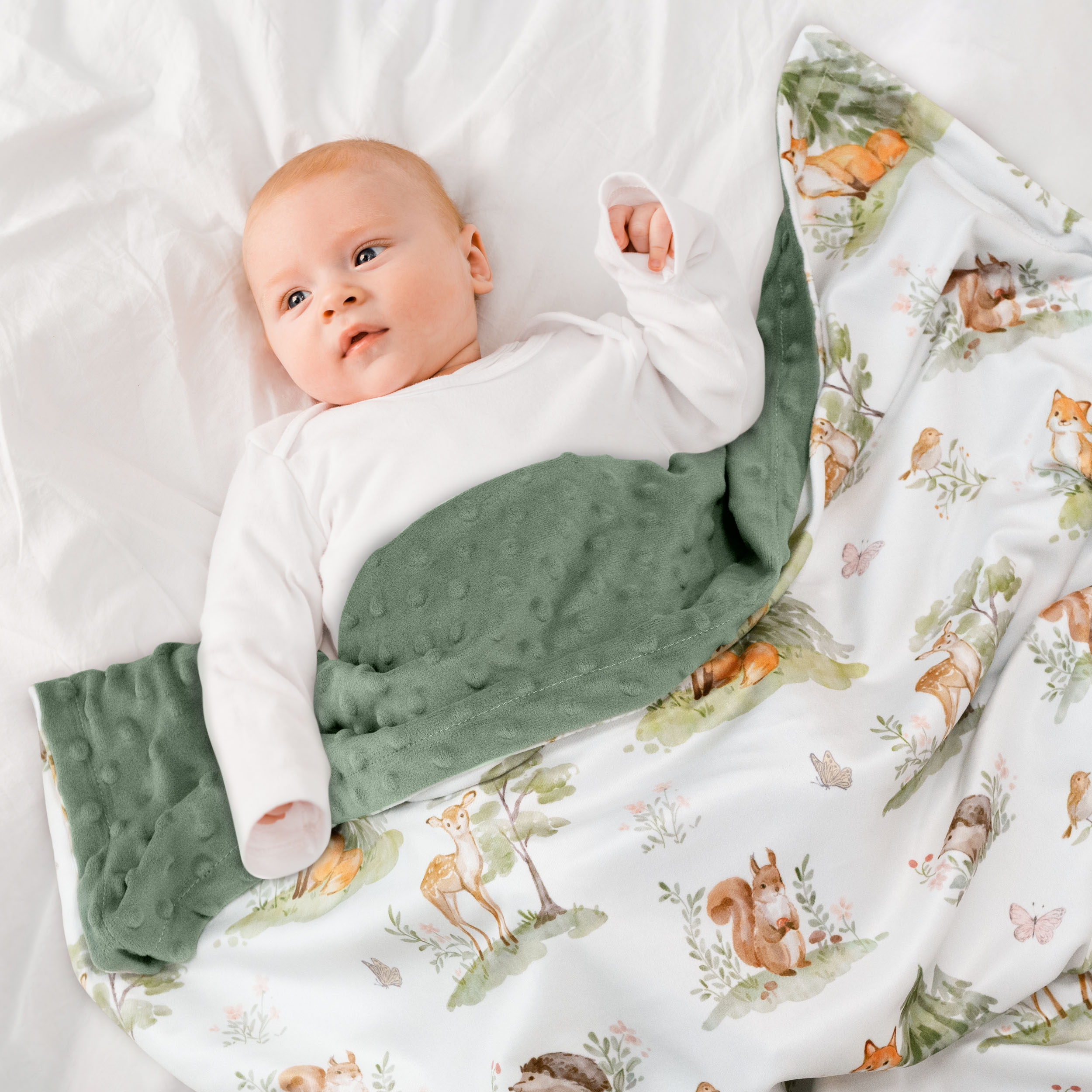 Sylvans | Fleece Plush Dot Blanket | 30''*40''