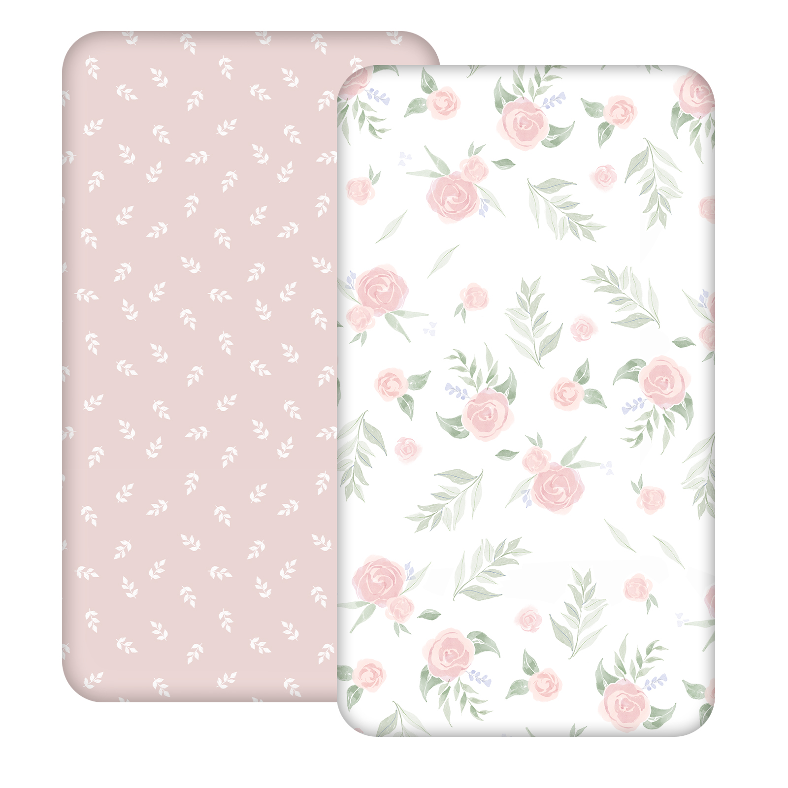Rose | Fitted Sheets 2-Pack