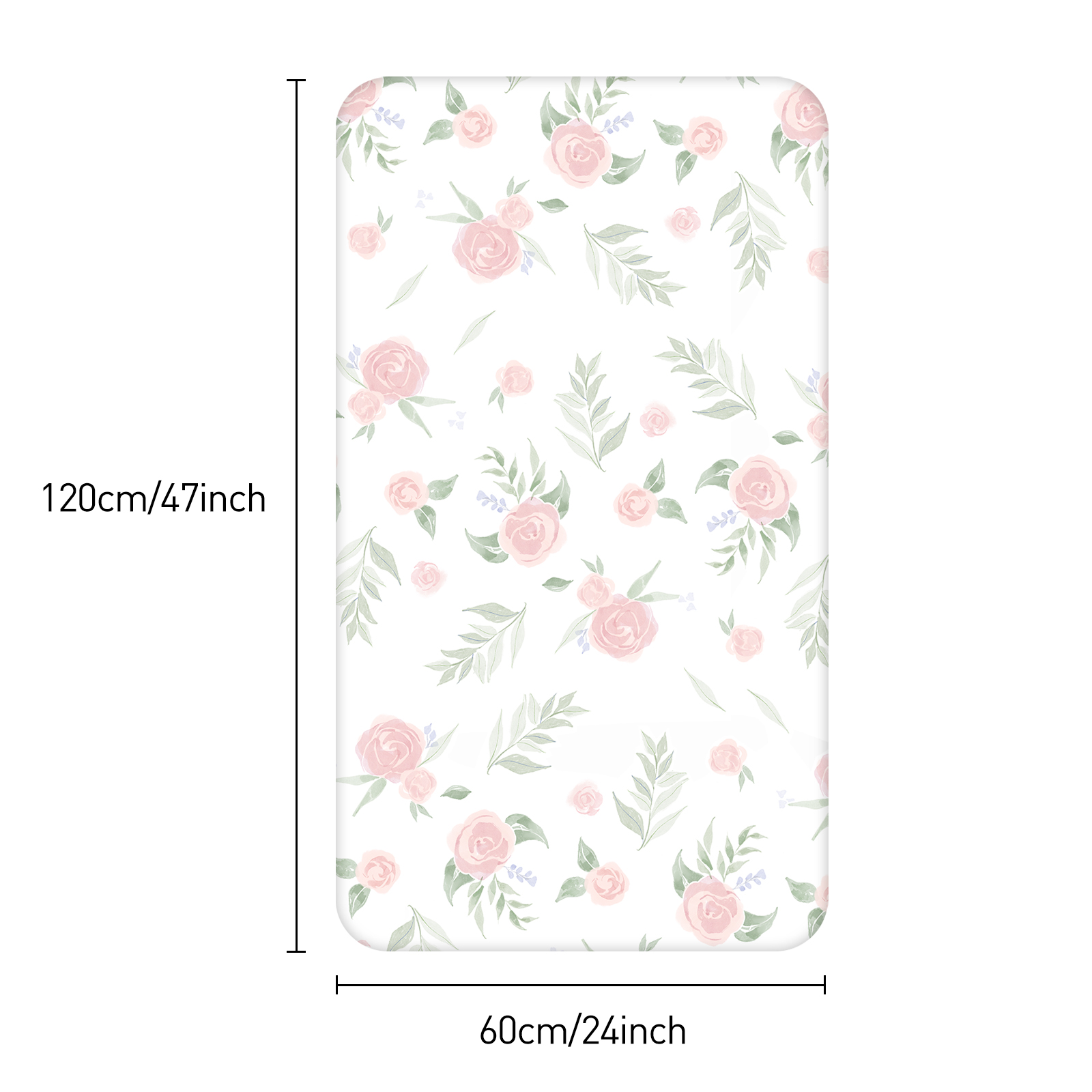 Rose | Fitted Sheets 2-Pack