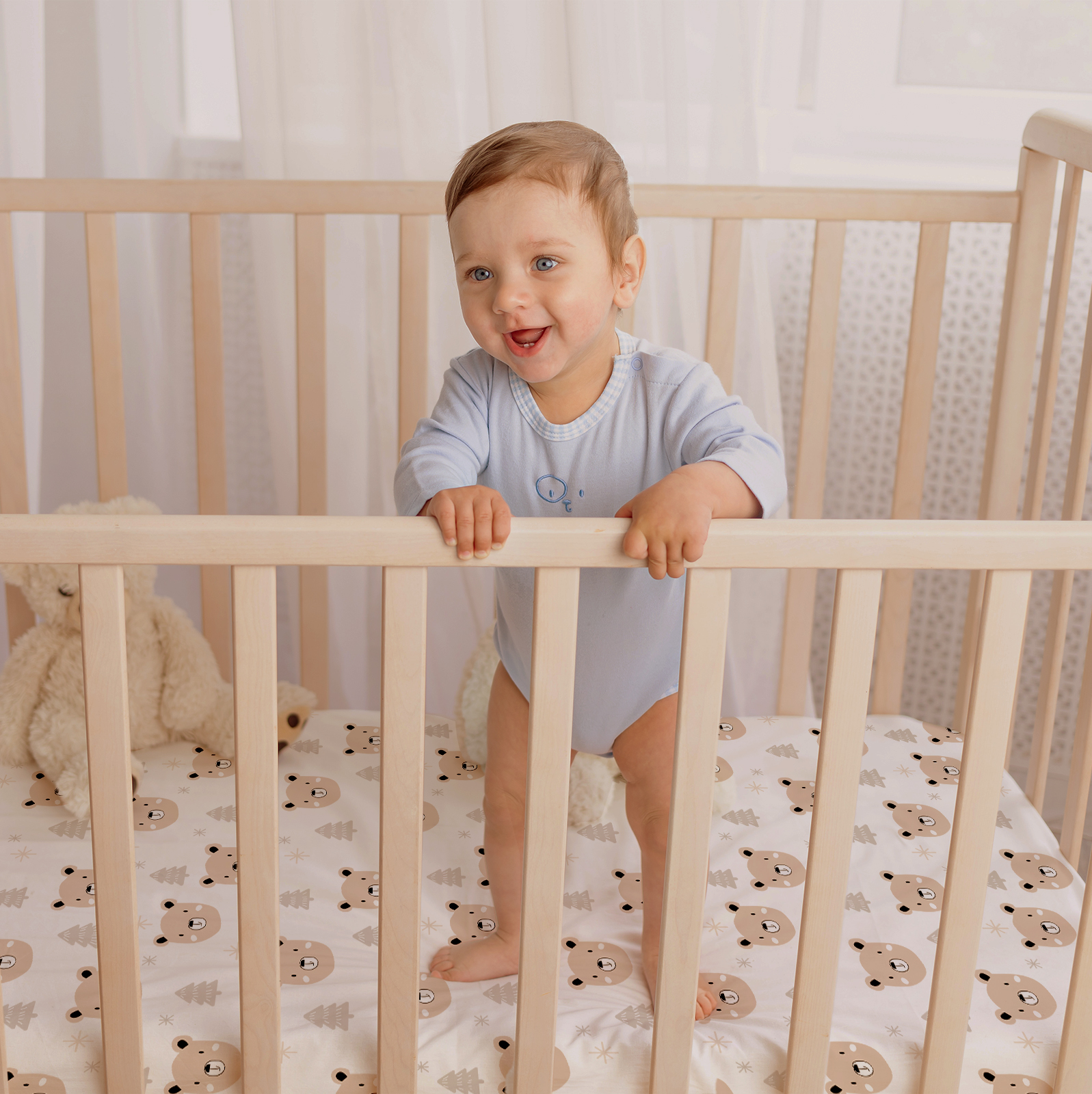 Bear | Fitted Sheets 2-Pack