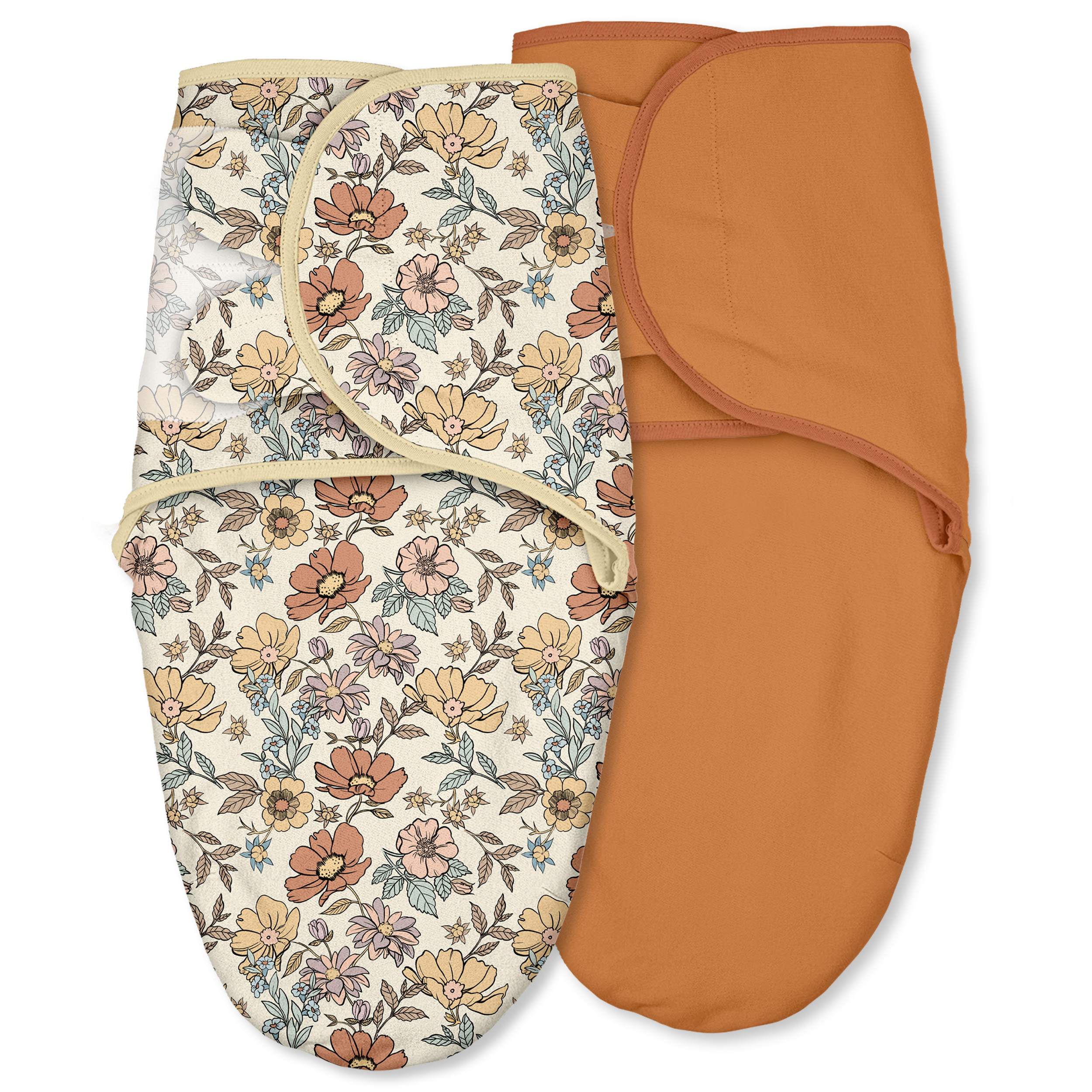 Vintage Flowers | Baby Swaddle 2-Pack | 22*26''