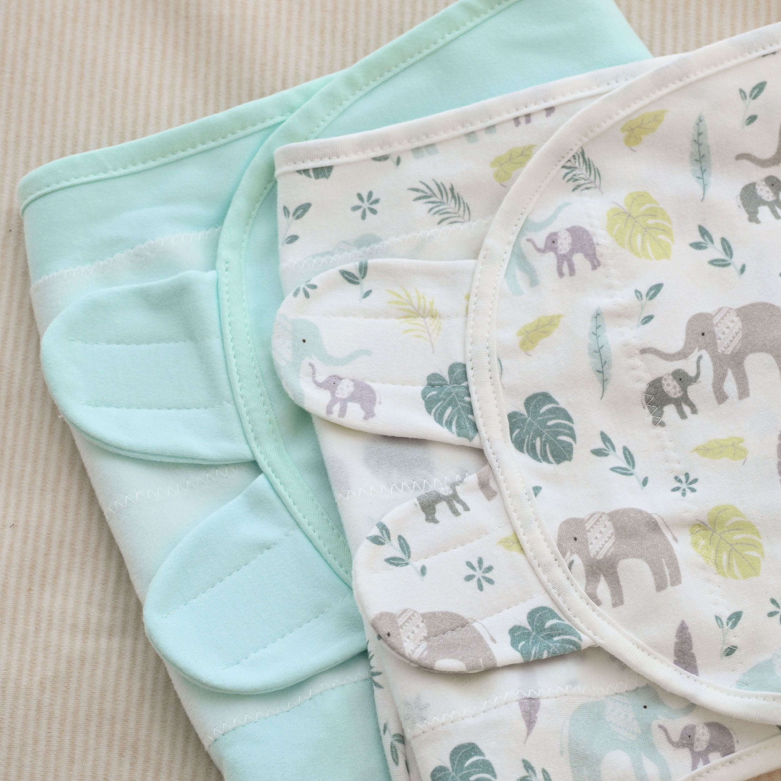 Under the Mint Canopy | Baby Swaddle 2-Pack | 0-3 Months
