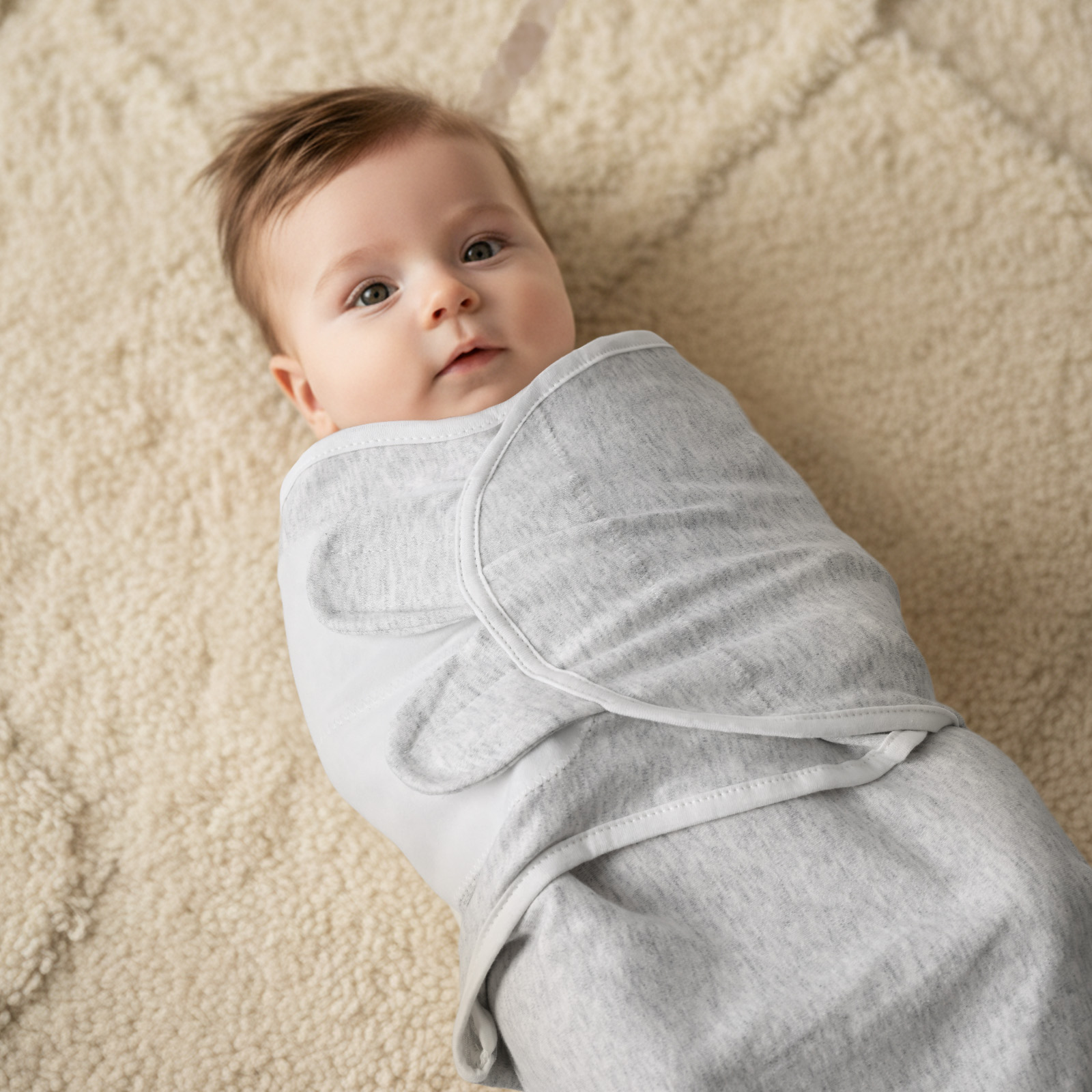 The Grey Epoch | Baby Swaddle Sack | 0-3 Months 3 Pack