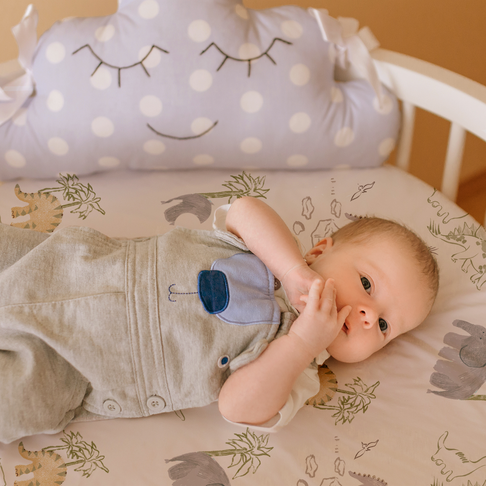 Dinosaur Explorer | Bassinet Sheets 2-Pack | 16*32''