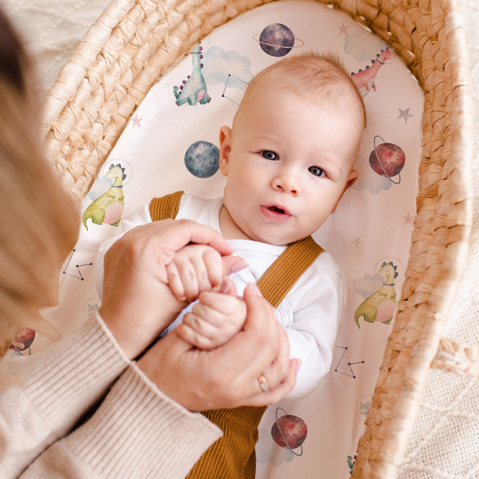 Dinosaur Rabbit | Bassinet Sheets 3-Pack | 17*33''