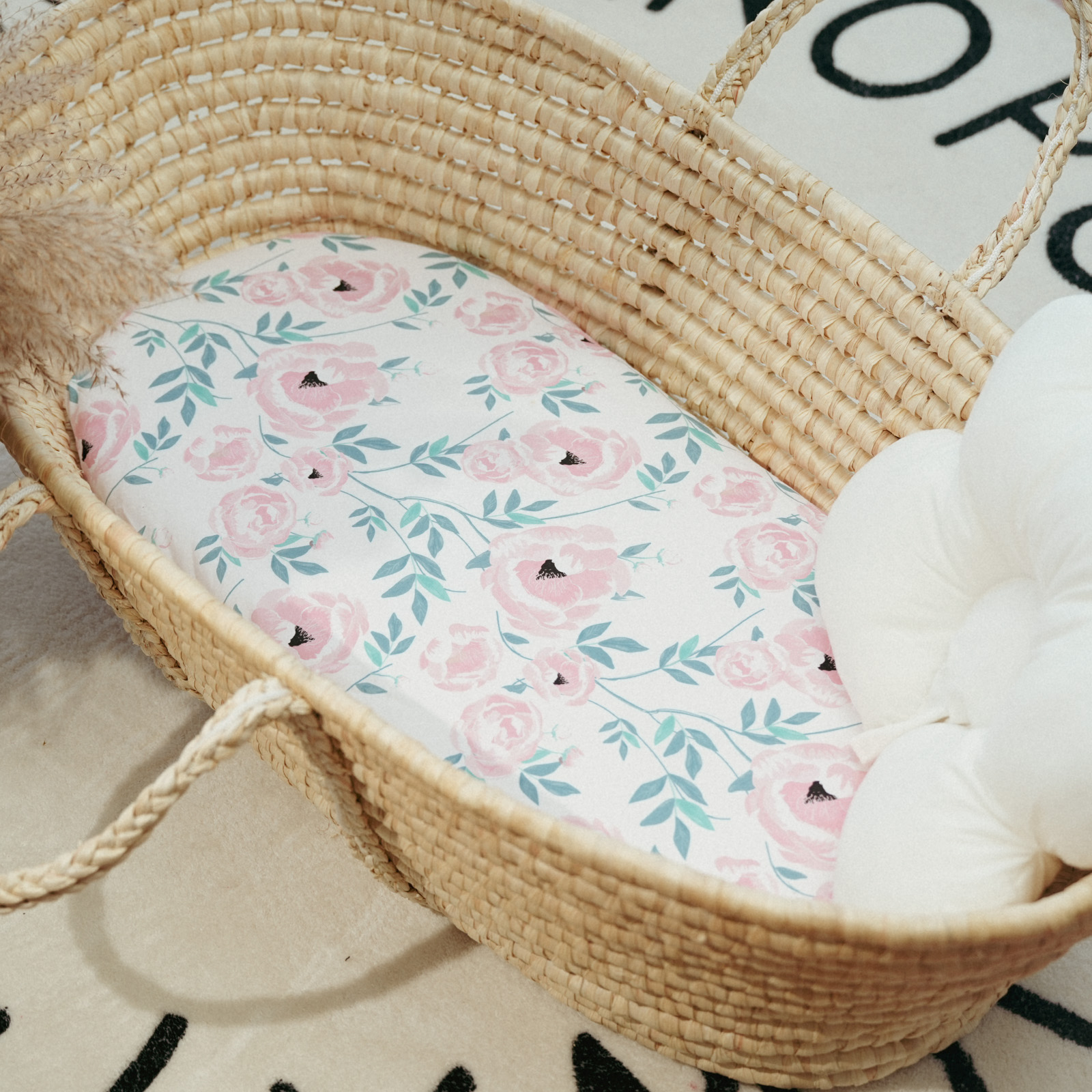 Rose Garden | Bassinet Sheets 2-Pack | 16*32''