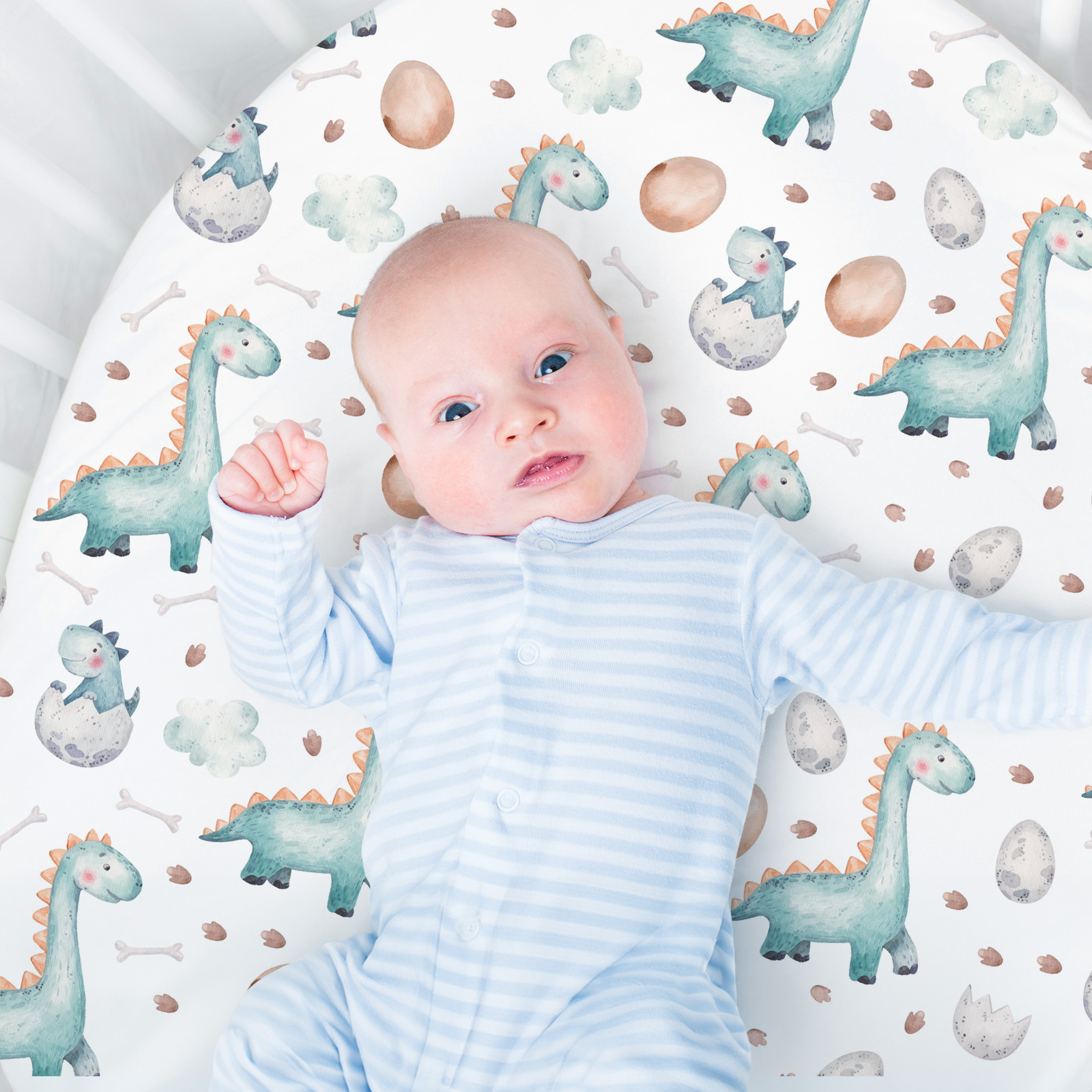 Dinosaur Rabbit | Bassinet Sheets 3-Pack | 17*33''