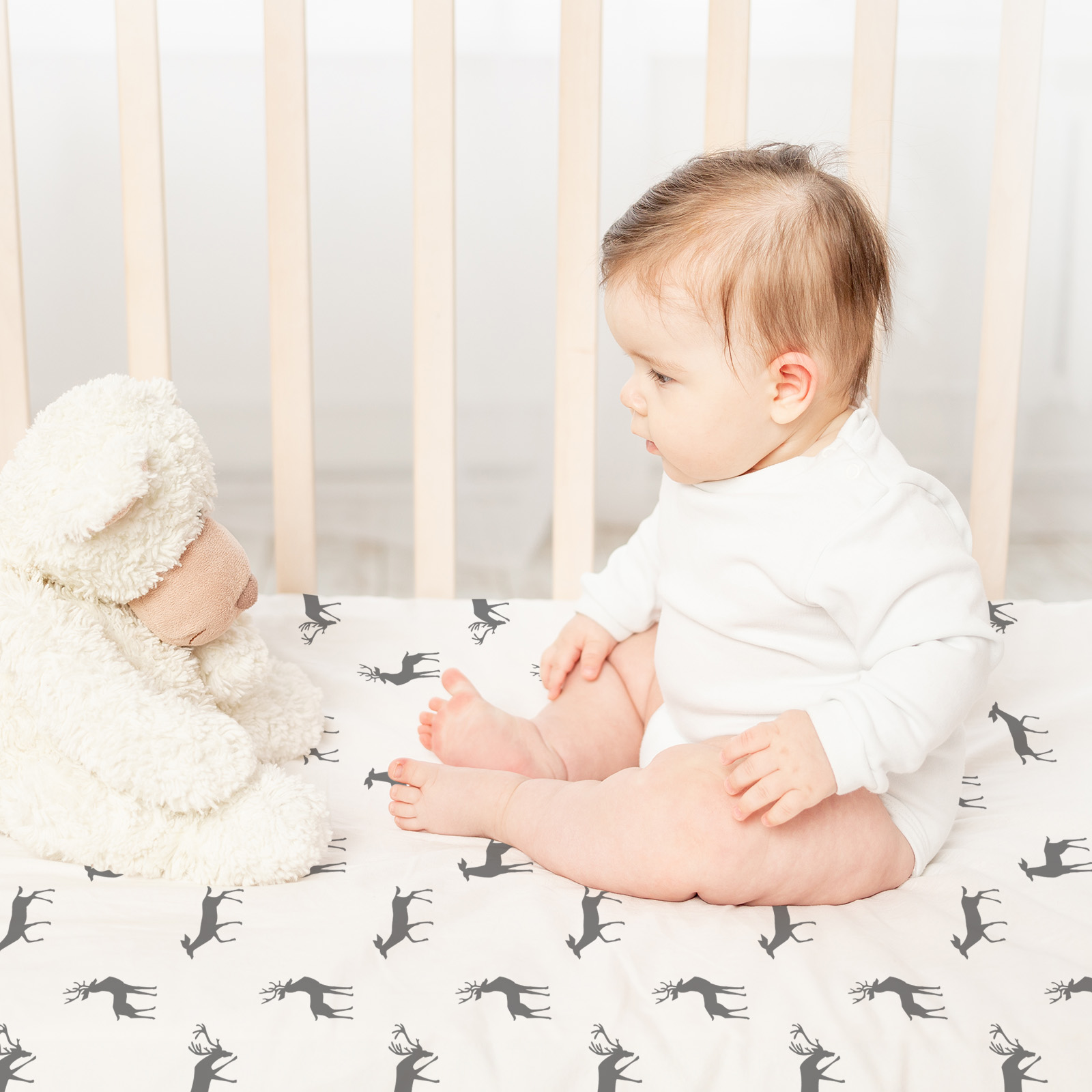 Forest Deer | Fitted Sheets 3-Pack