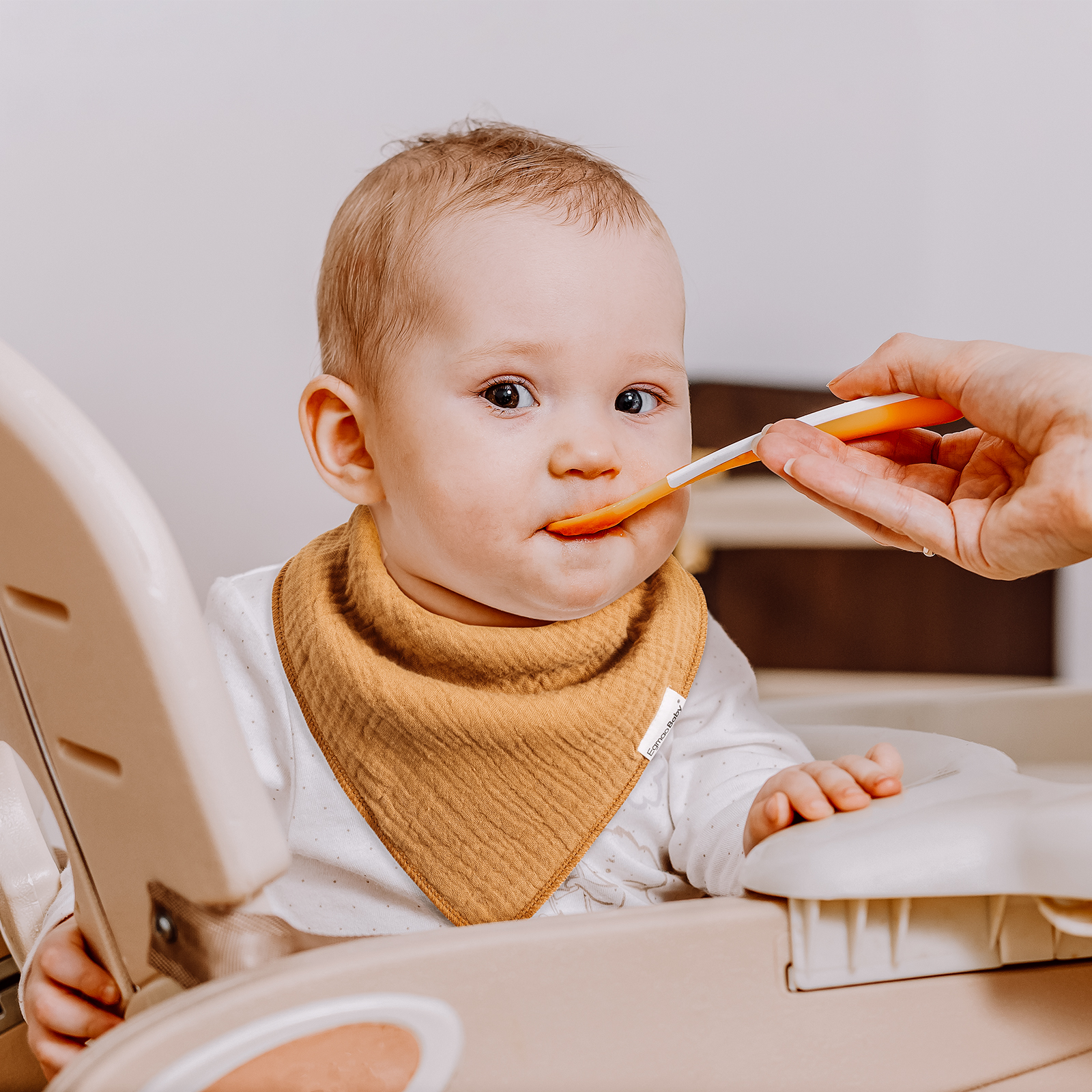 Muted | Soft & Absorbent Muslin Bandana Bibs 10 Pack