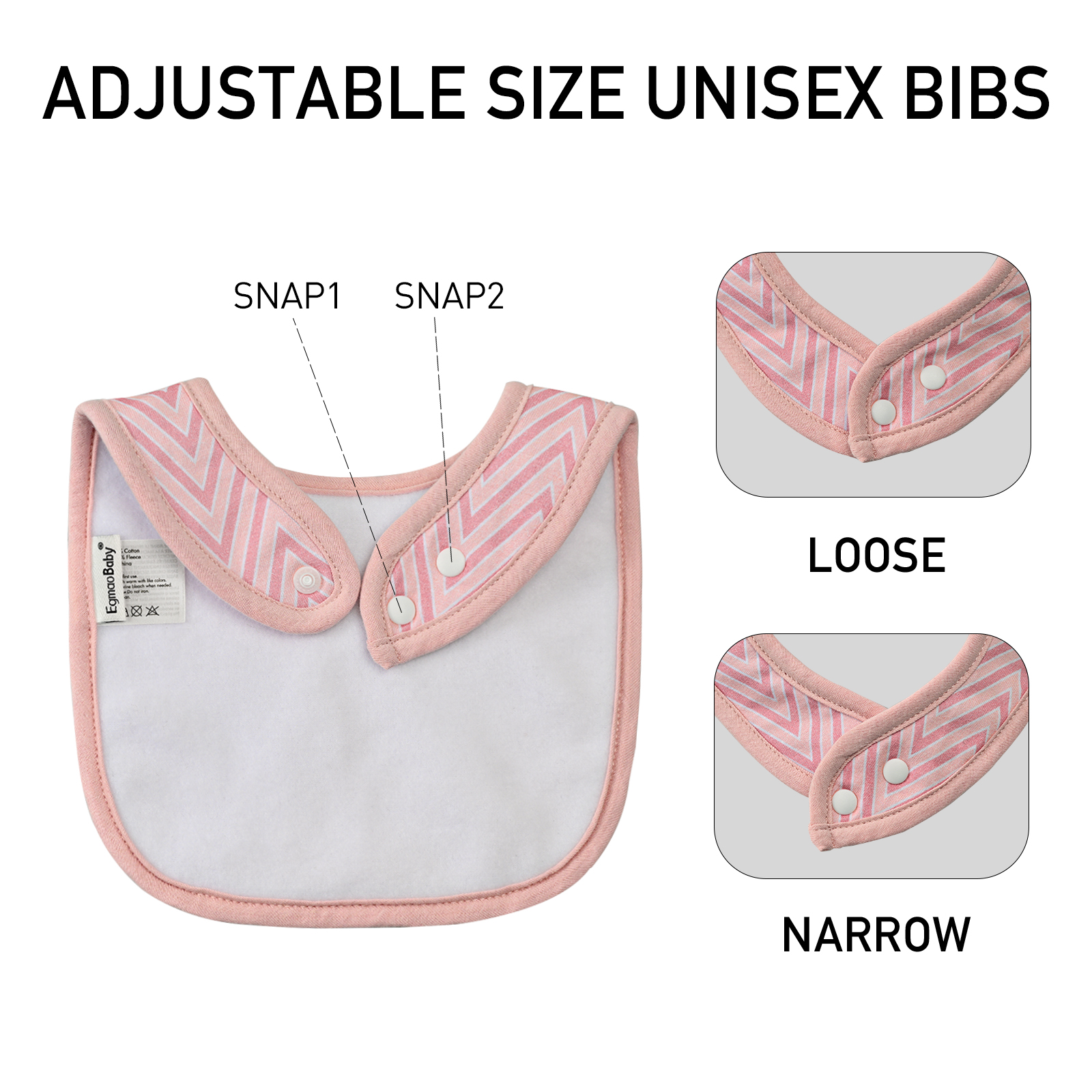 Scent of Spring | Organic Cotton Bandana Bibs 10 Pack | 0-36 Months