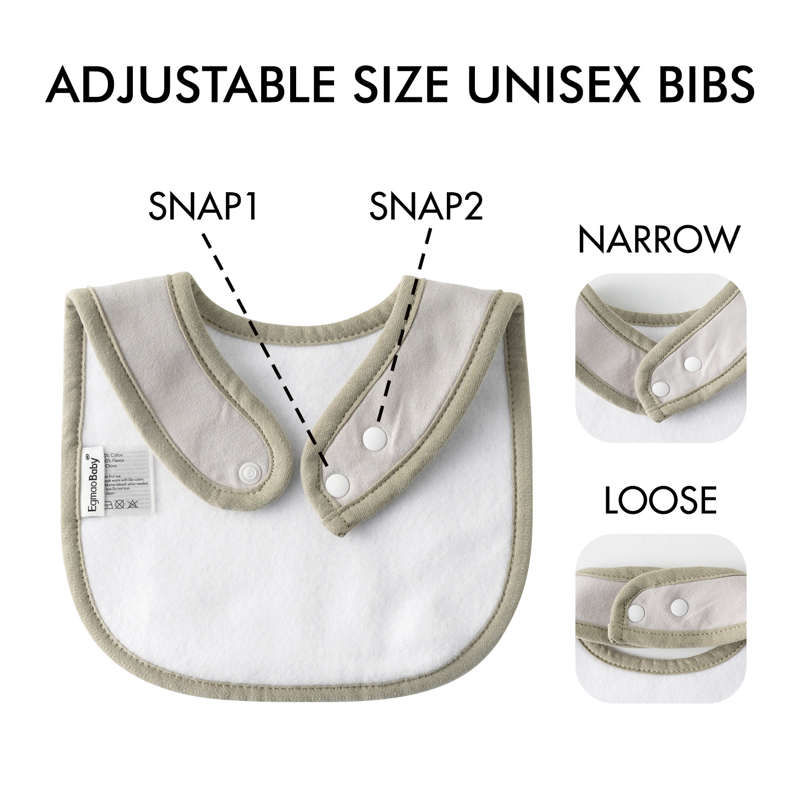 Paradise | Organic Cotton Bandana Bibs 10 Pack