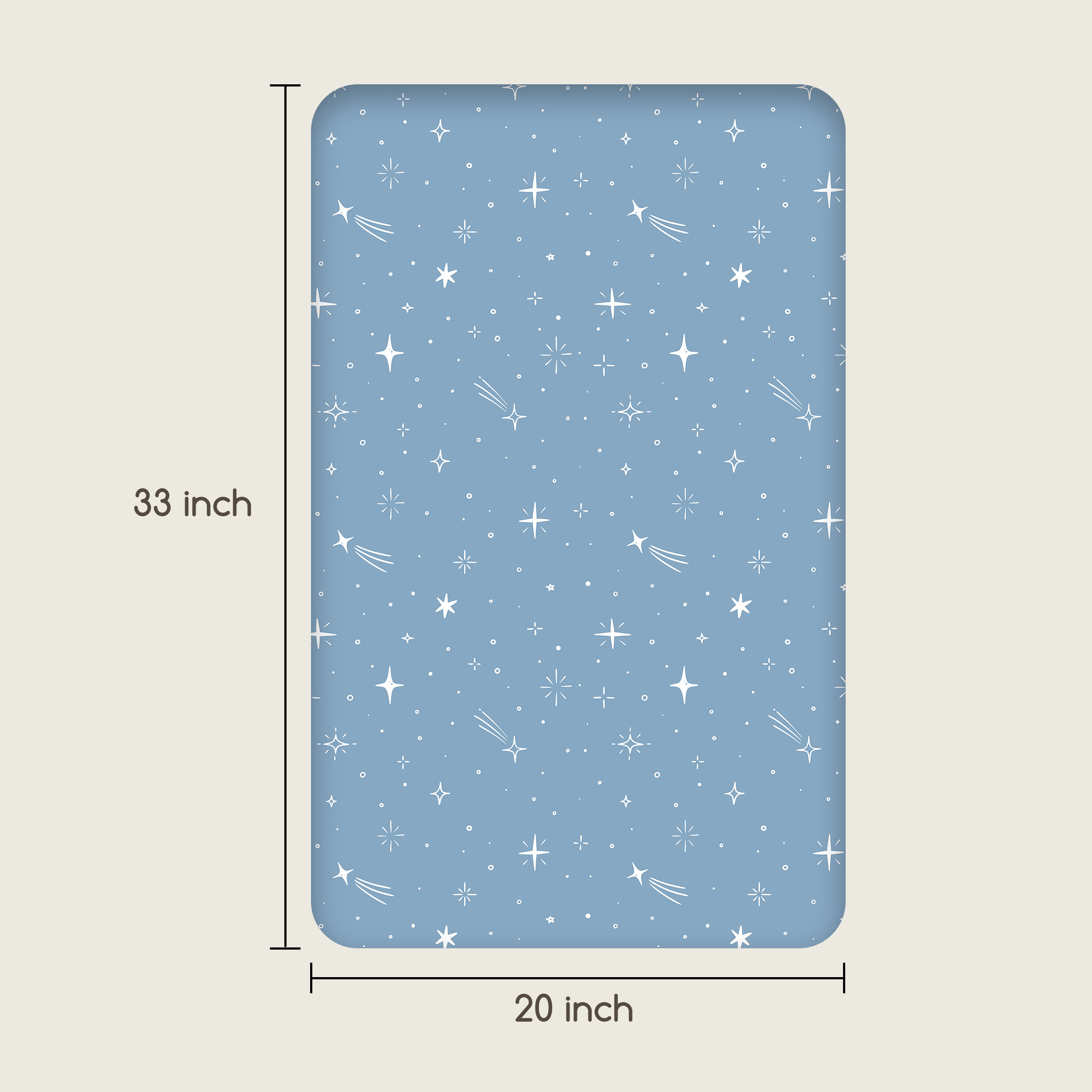 Starry Sky Dreamland | Bassinet Sheets 3-Pack | 33*20''