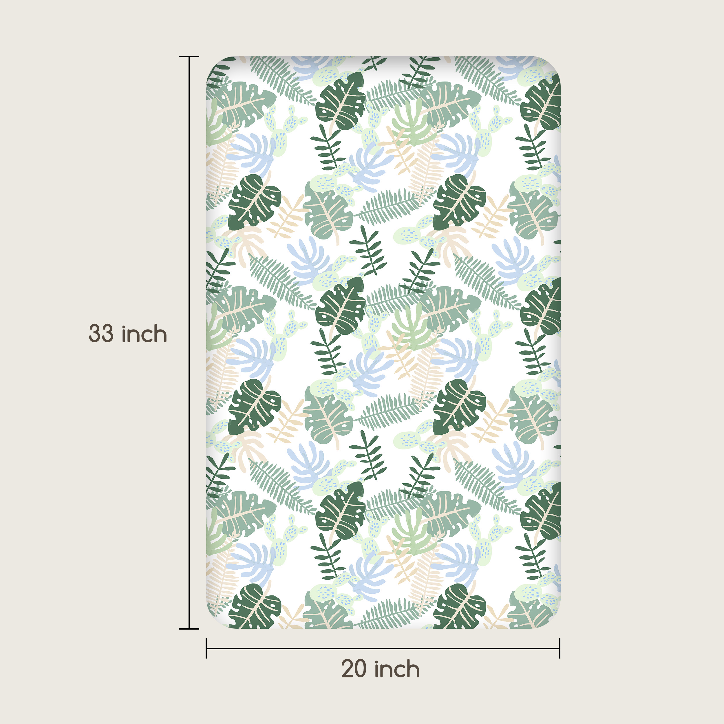 The Summer of Monstera | Bassinet Sheets 3-Pack | 33*20''
