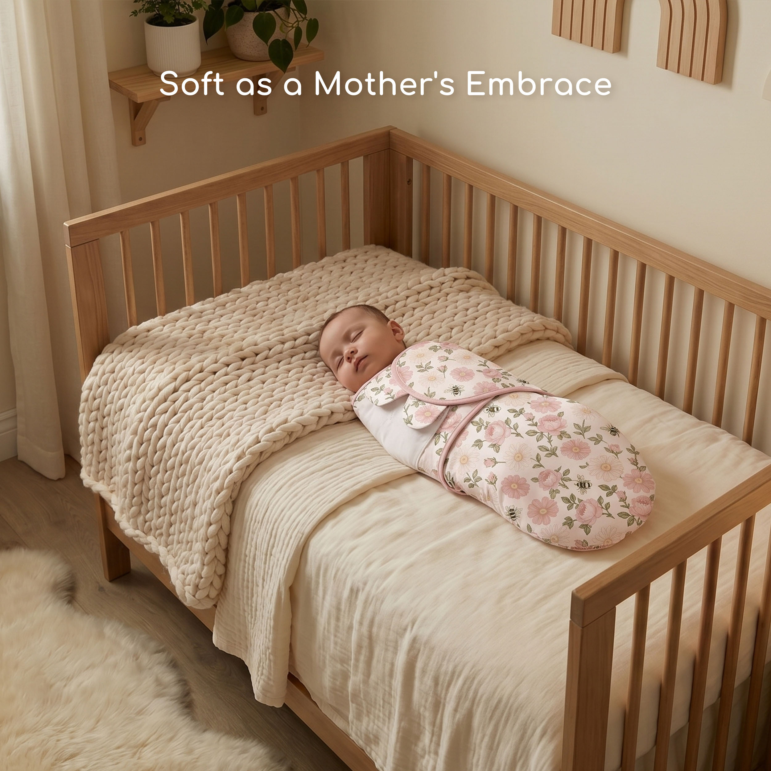 Pink Floral Bloom | Baby Swaddle 2-Pack | 0-3 Months