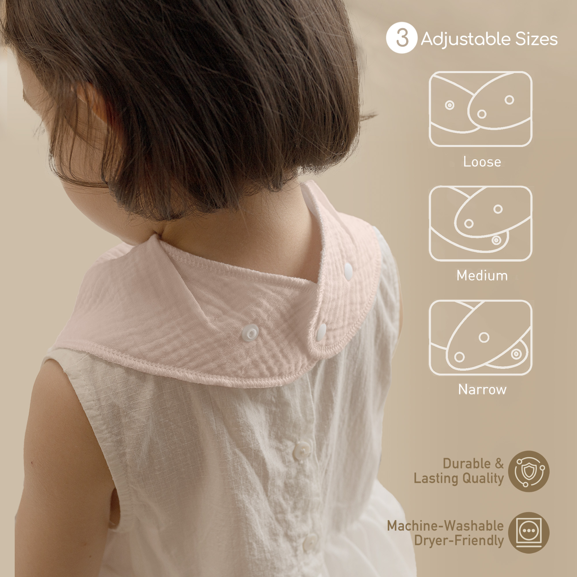 Pastel Floral Bloom | Soft & Absorbent Muslin Bandana Bibs 10 Pack