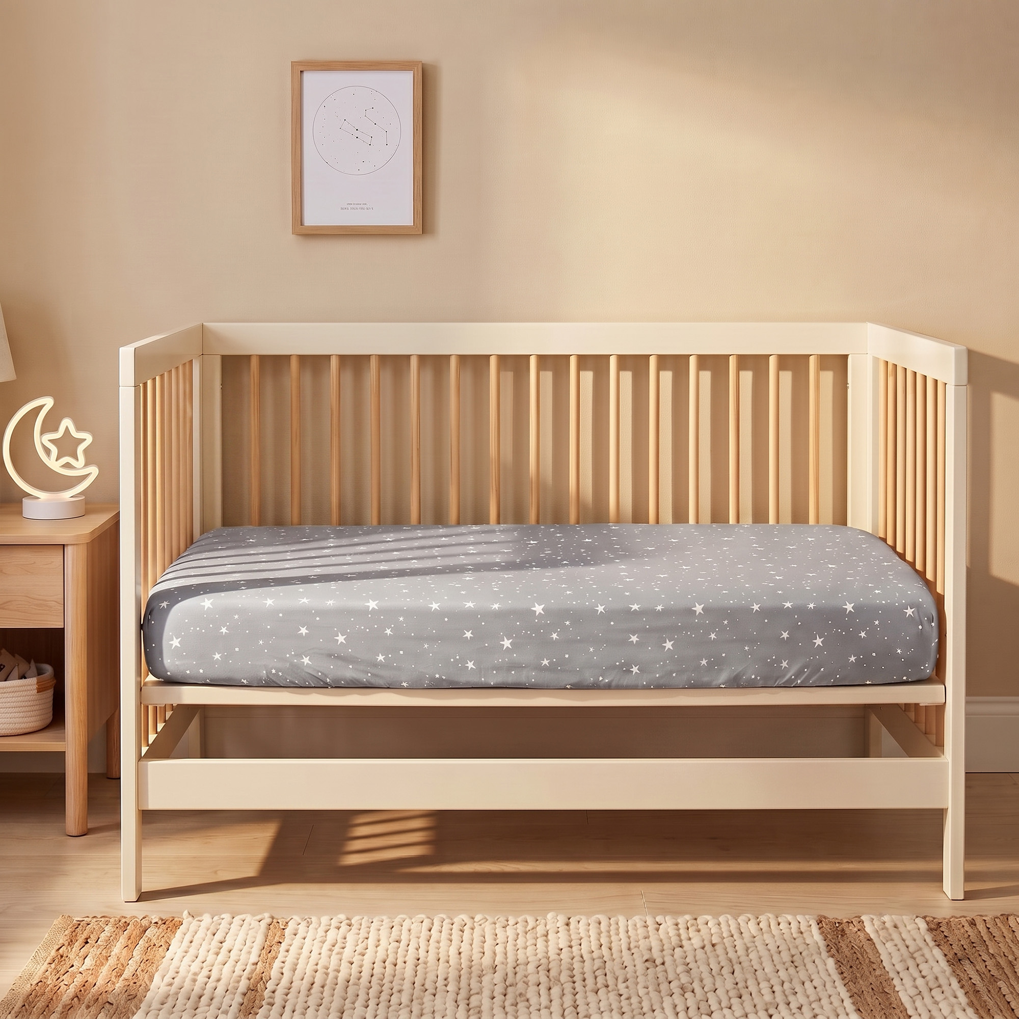 Midnight Space Adventure | Soft Microfiber Baby Crib Sheets 3 Pack