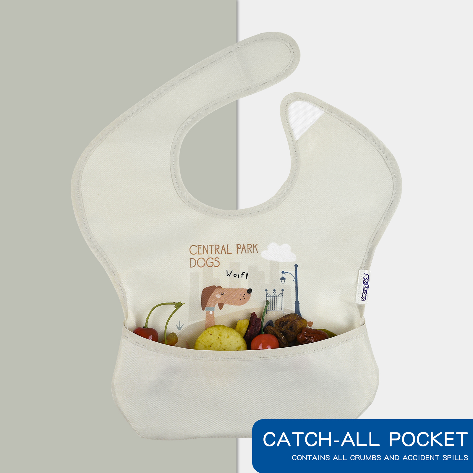 Elephant and Astronaut | Gllquen Baby Waterproof Bibs 5 Pack | 3-24 Months