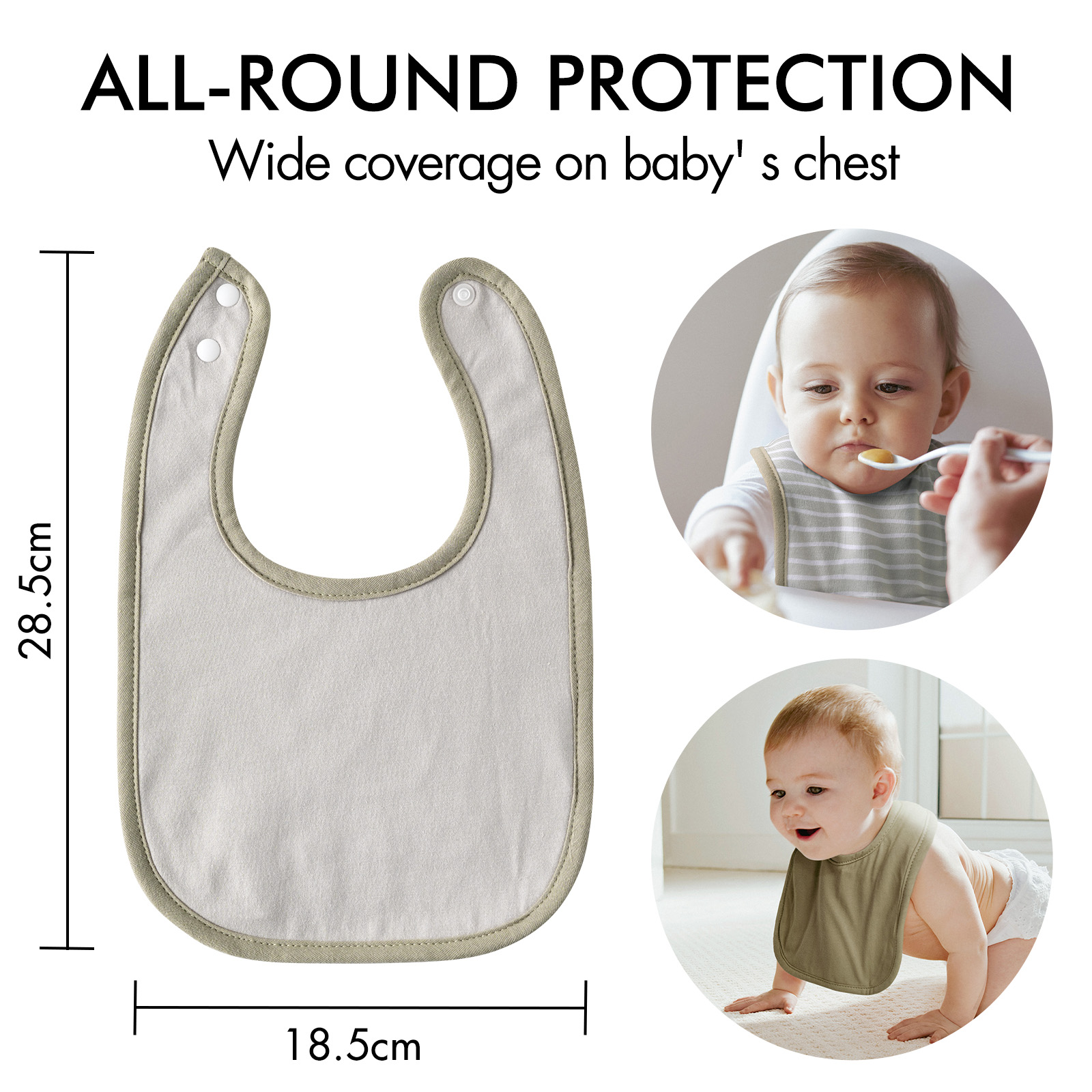 Paradise | Organic Cotton Bandana Bibs 10 Pack