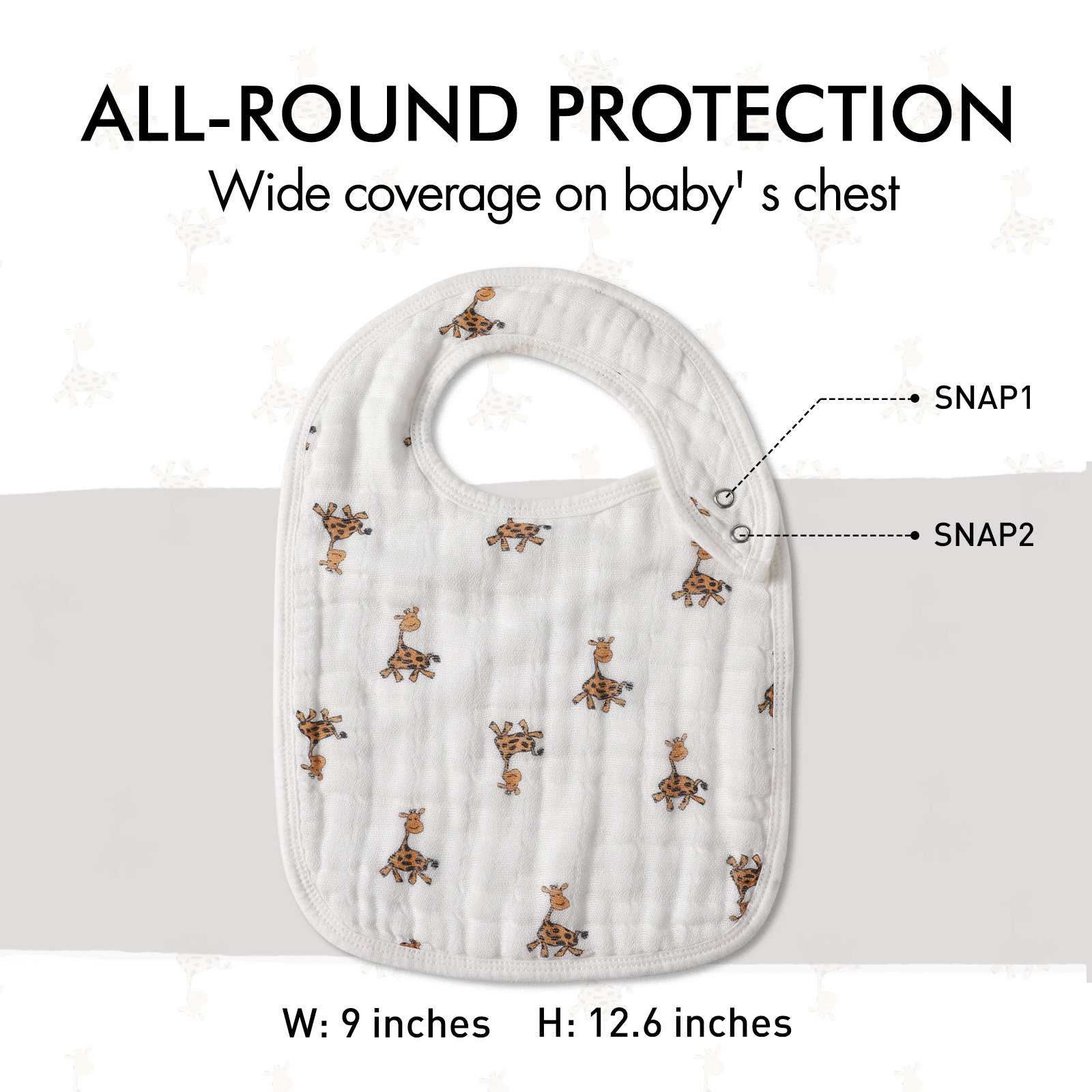 Animal Party | Organic Cotton Muslin Bandana Bibs 3 Pack