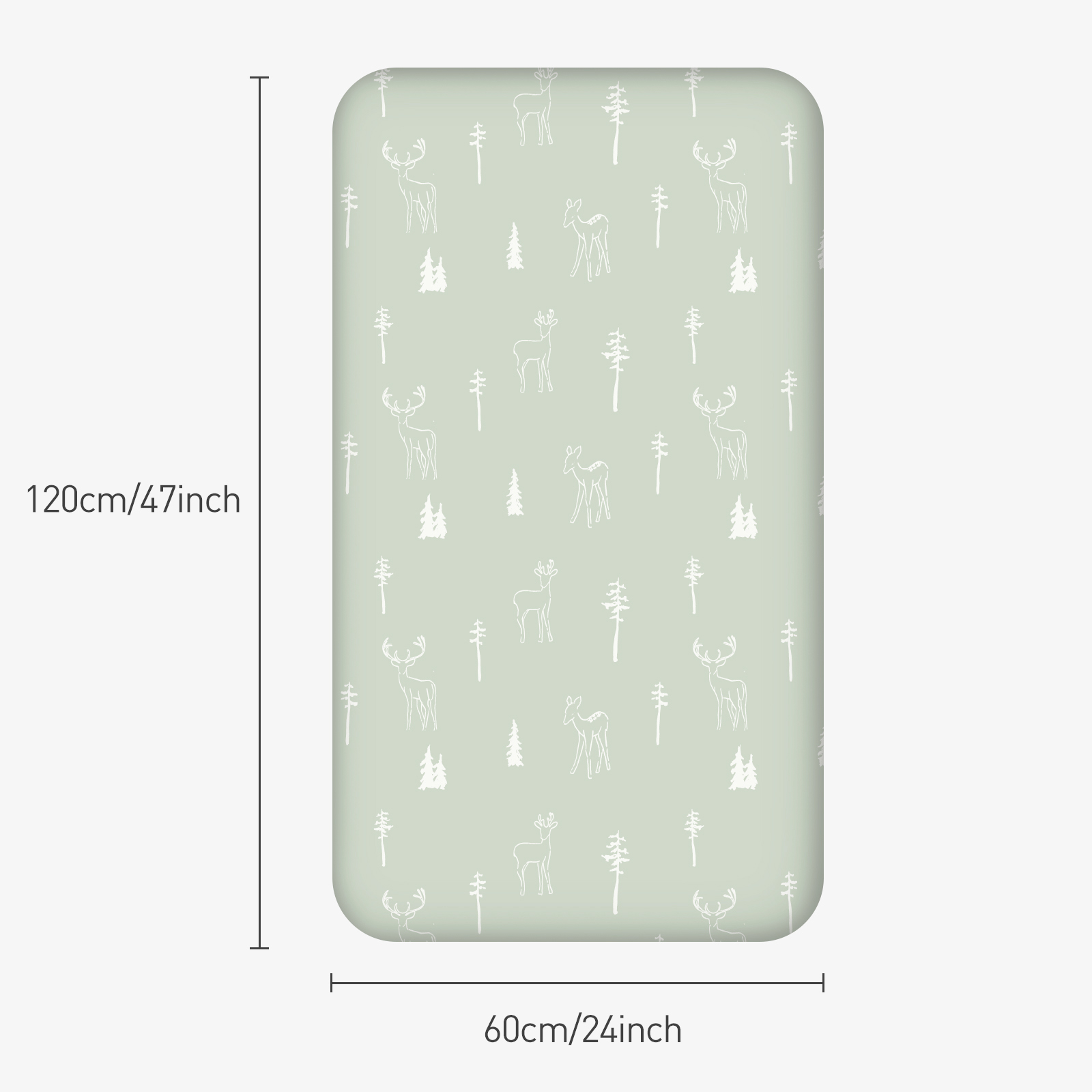 Reindeer | Fitted Sheets 2-Pack