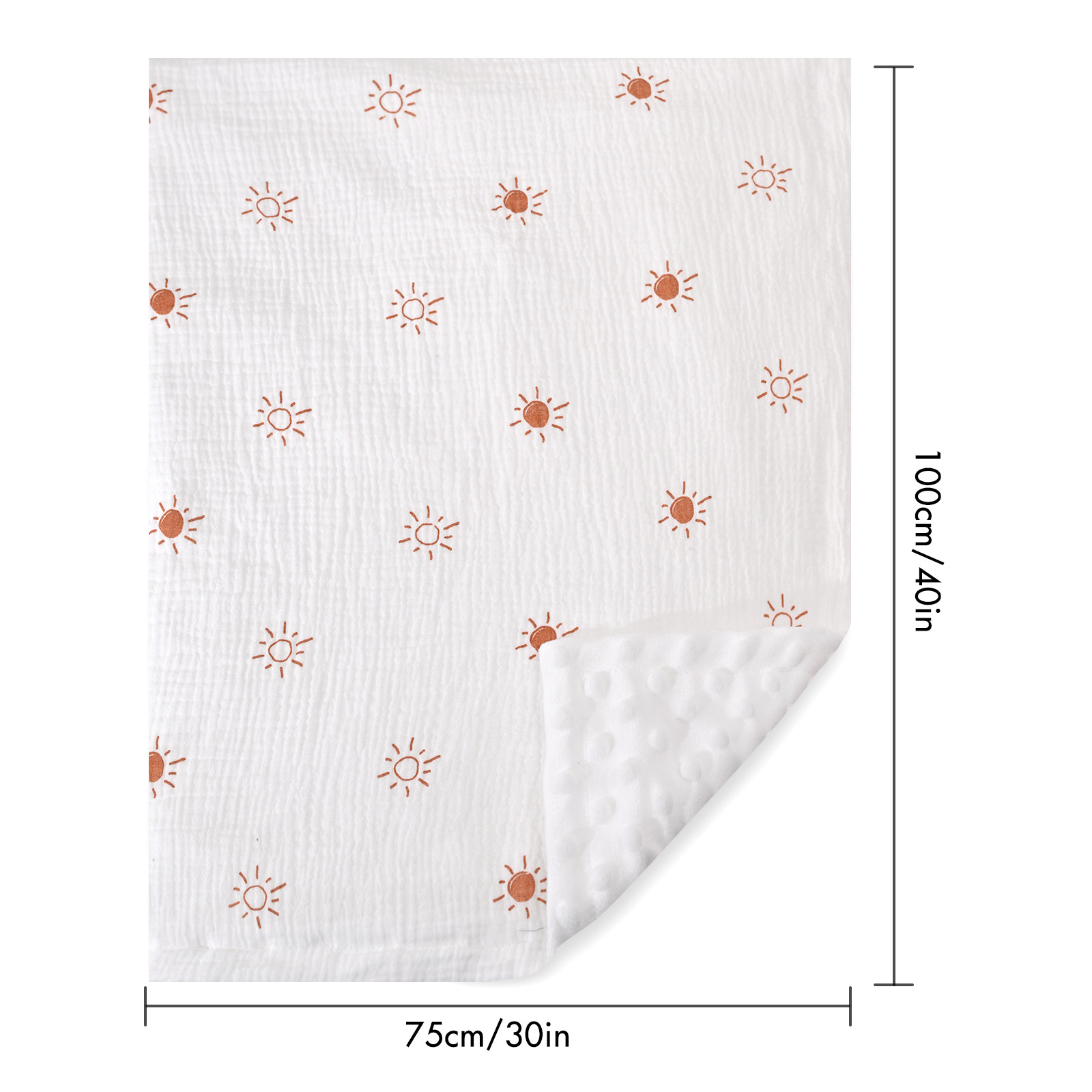 Daylight | SoarwgKids Fleece Plush Dot Blanket | 30''*40''
