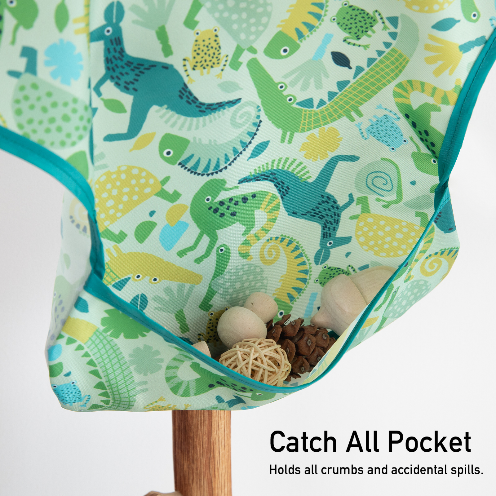 Nature Magic | Gllquen baby Waterproof Bibs 3 Pack | 3-24 Months