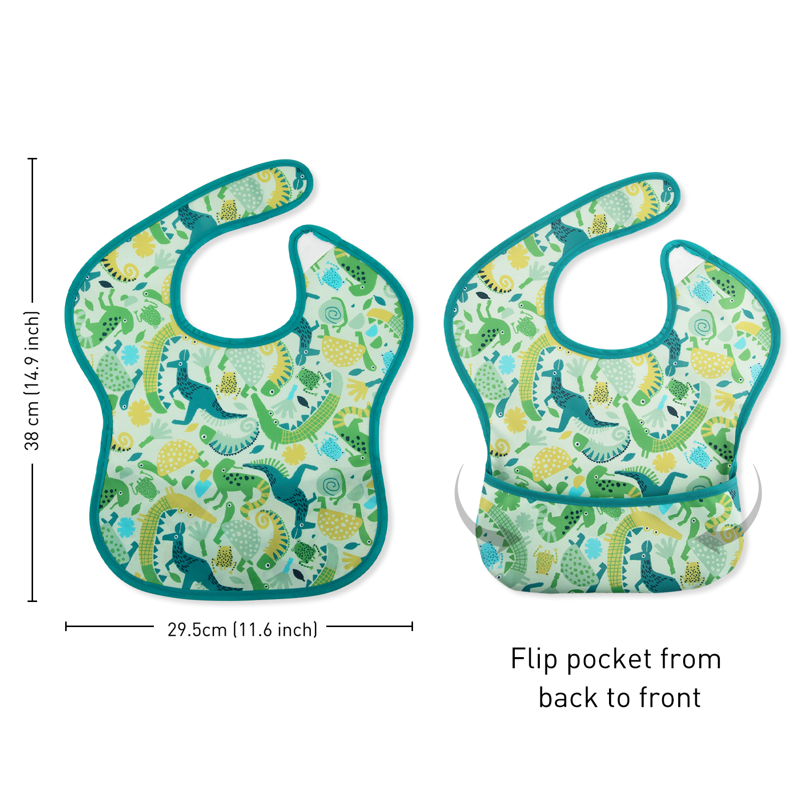 Nature Magic | Gllquen baby Waterproof Bibs 3 Pack | 3-24 Months