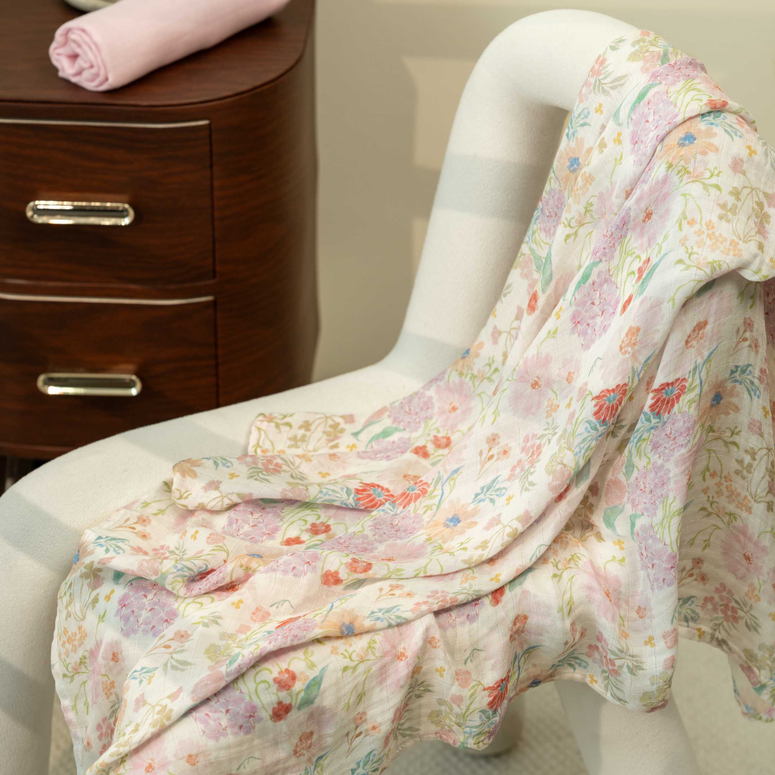 Muslin Swaddle Blankets 2-Pack | 35"x40" | Floradream