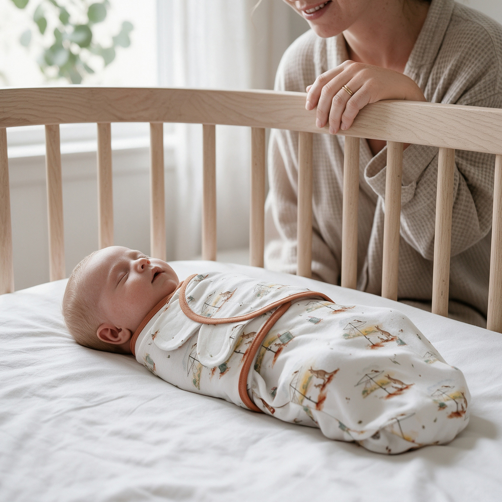 Sage Roo Paddock | Baby Swaddle 3 Pack | 0-3 Months