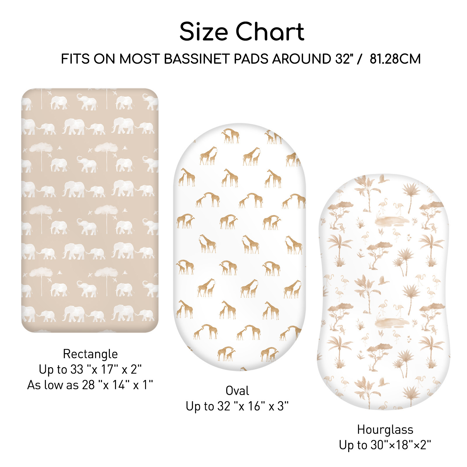 Cosy Animal | Bassinet Sheets 3-Pack | 17*33''