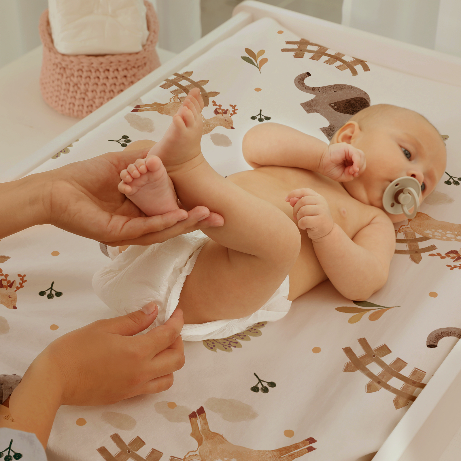 Animal Home | Bassinet Sheets 2-Pack | 16*32''