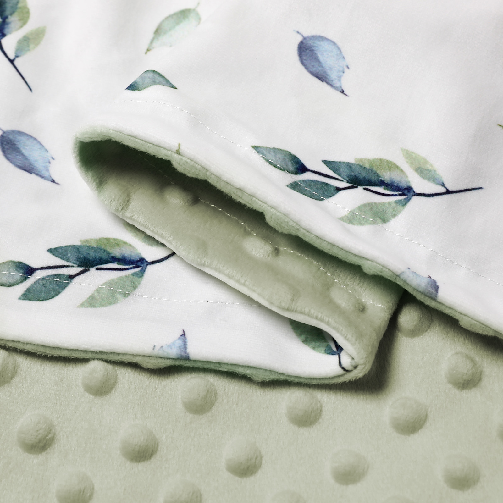 Foliage | Gllquen baby Fleece Plush Dot Blanket | 30''*40''