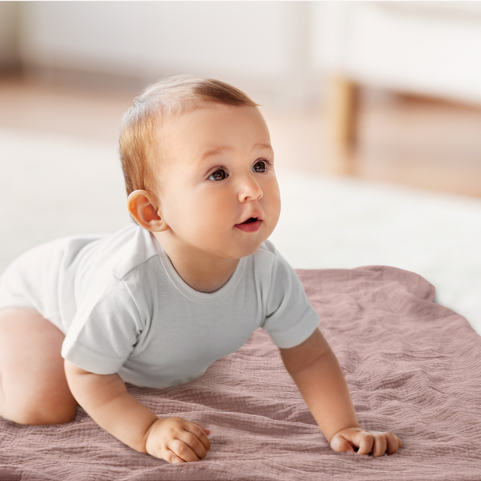 Muslin Swaddle Blankets 3-Pack, 38"x40" - Sunlight