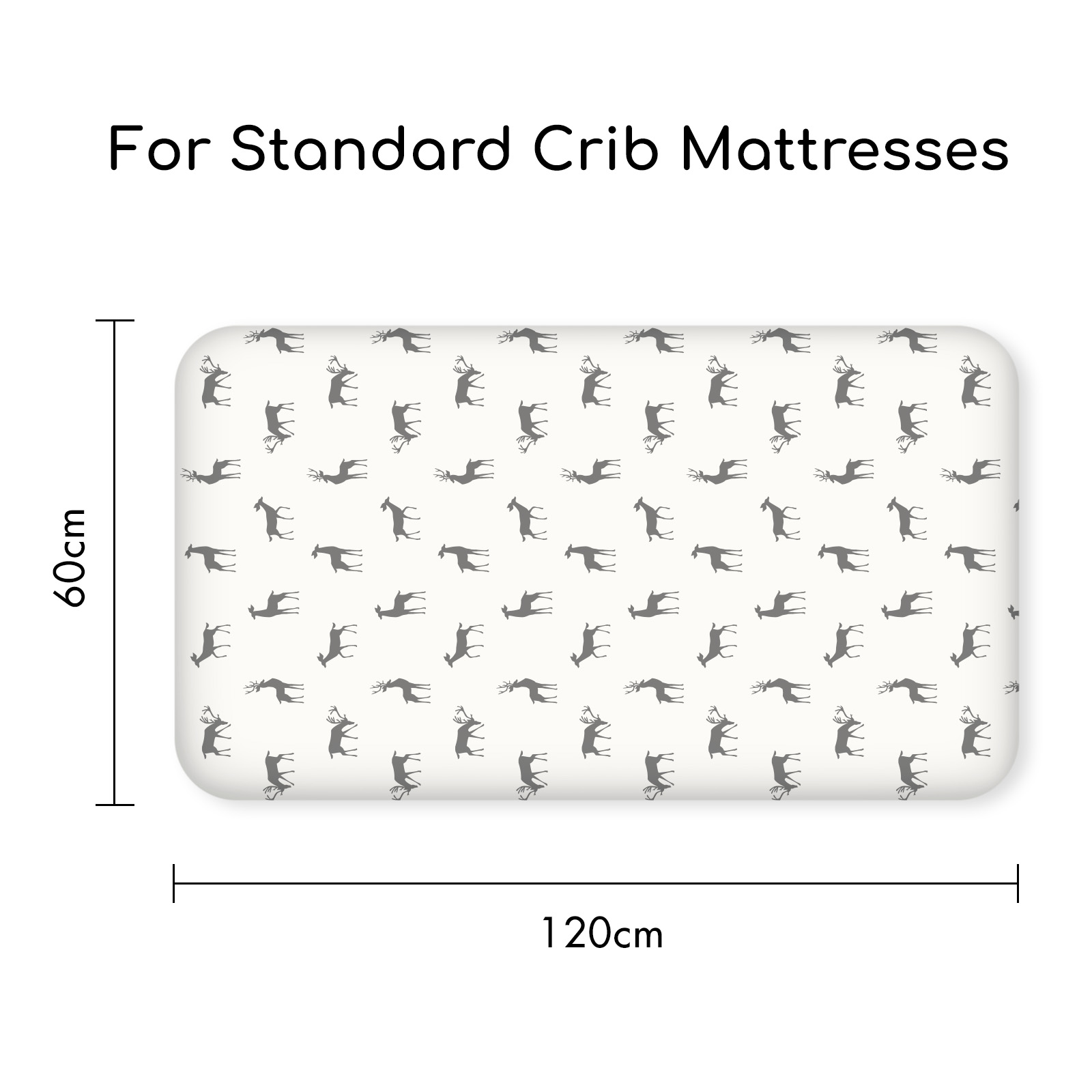 Forest Deer | Fitted Sheets 3-Pack