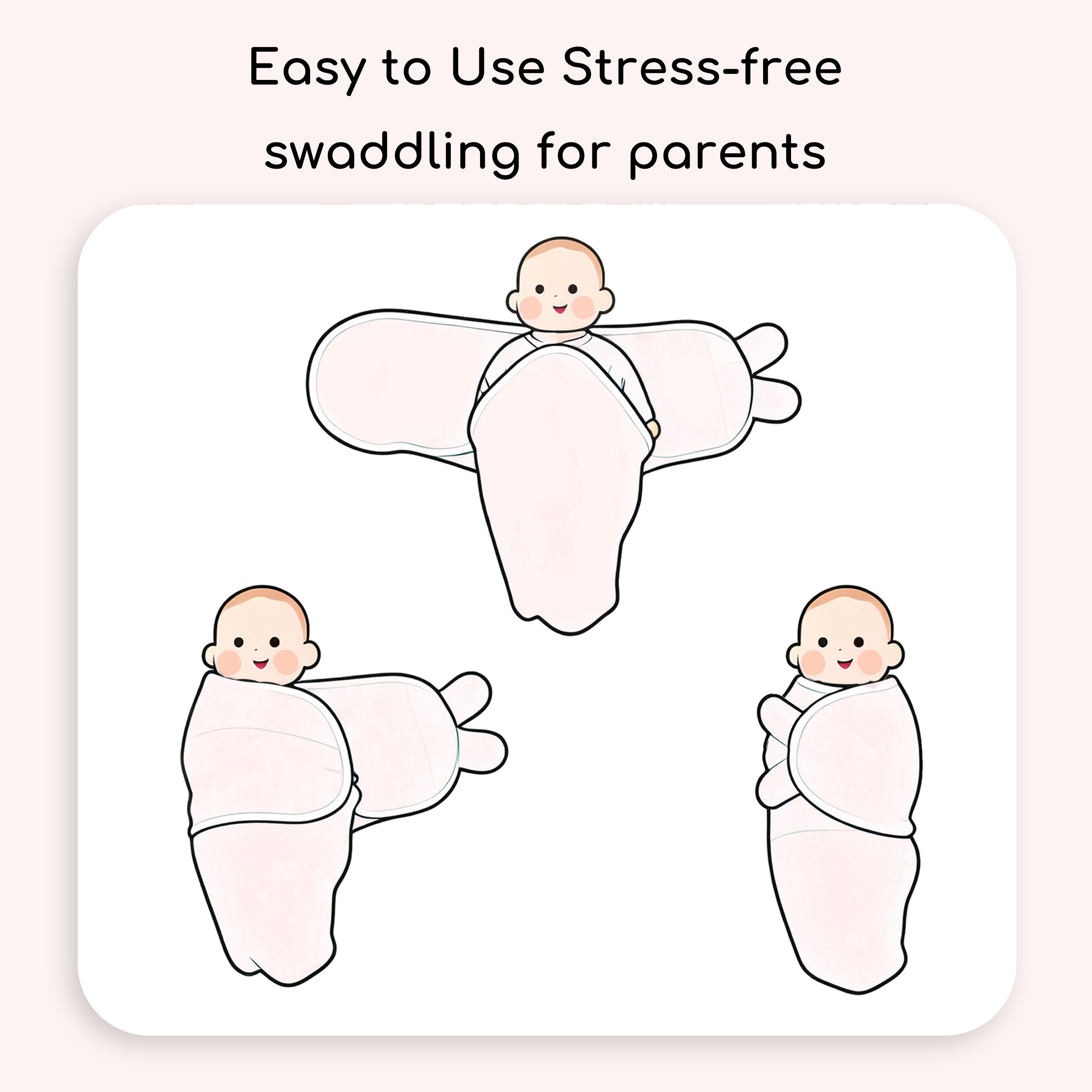 Cherry Dust Harmony | Baby Swaddle 2-Pack | 0-3 Months