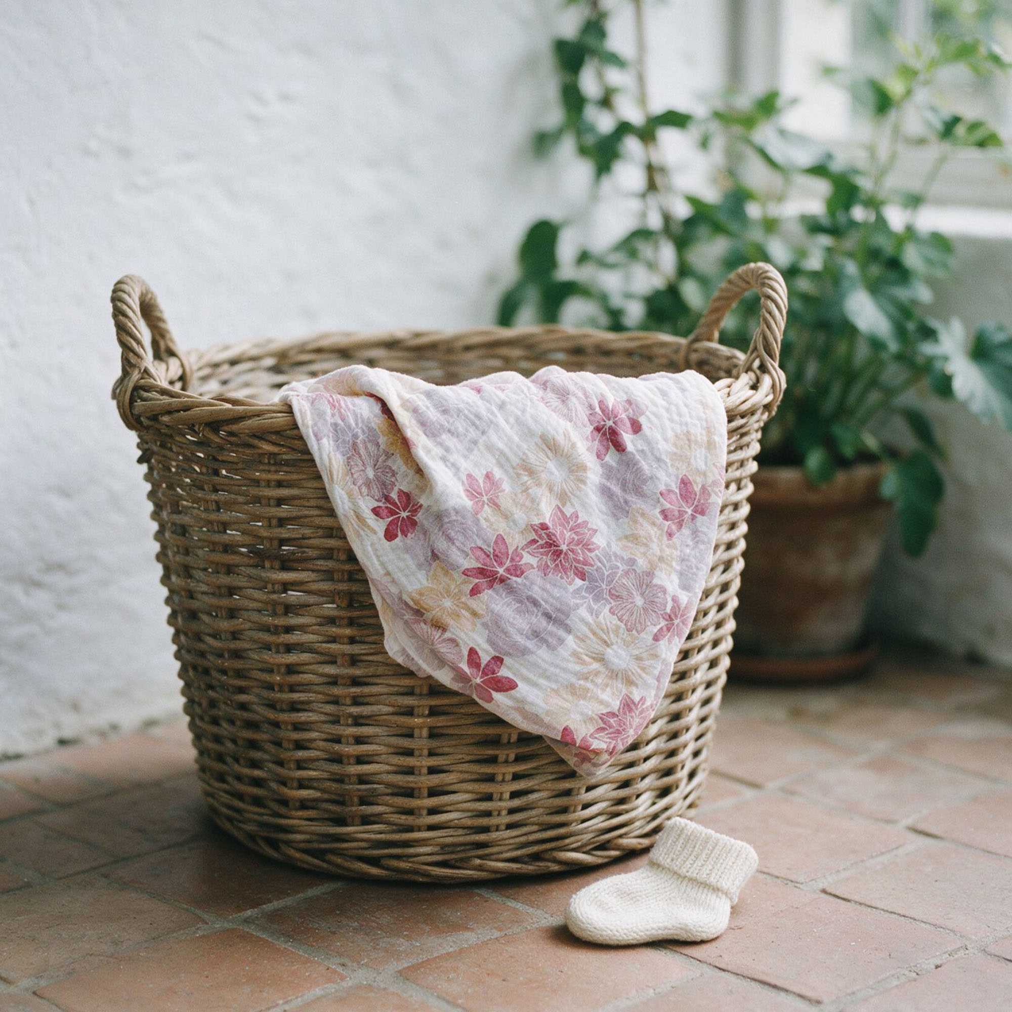 Vintage Floral Bloom | Muslin Crib Sheets 2-Pack | 52''*28''