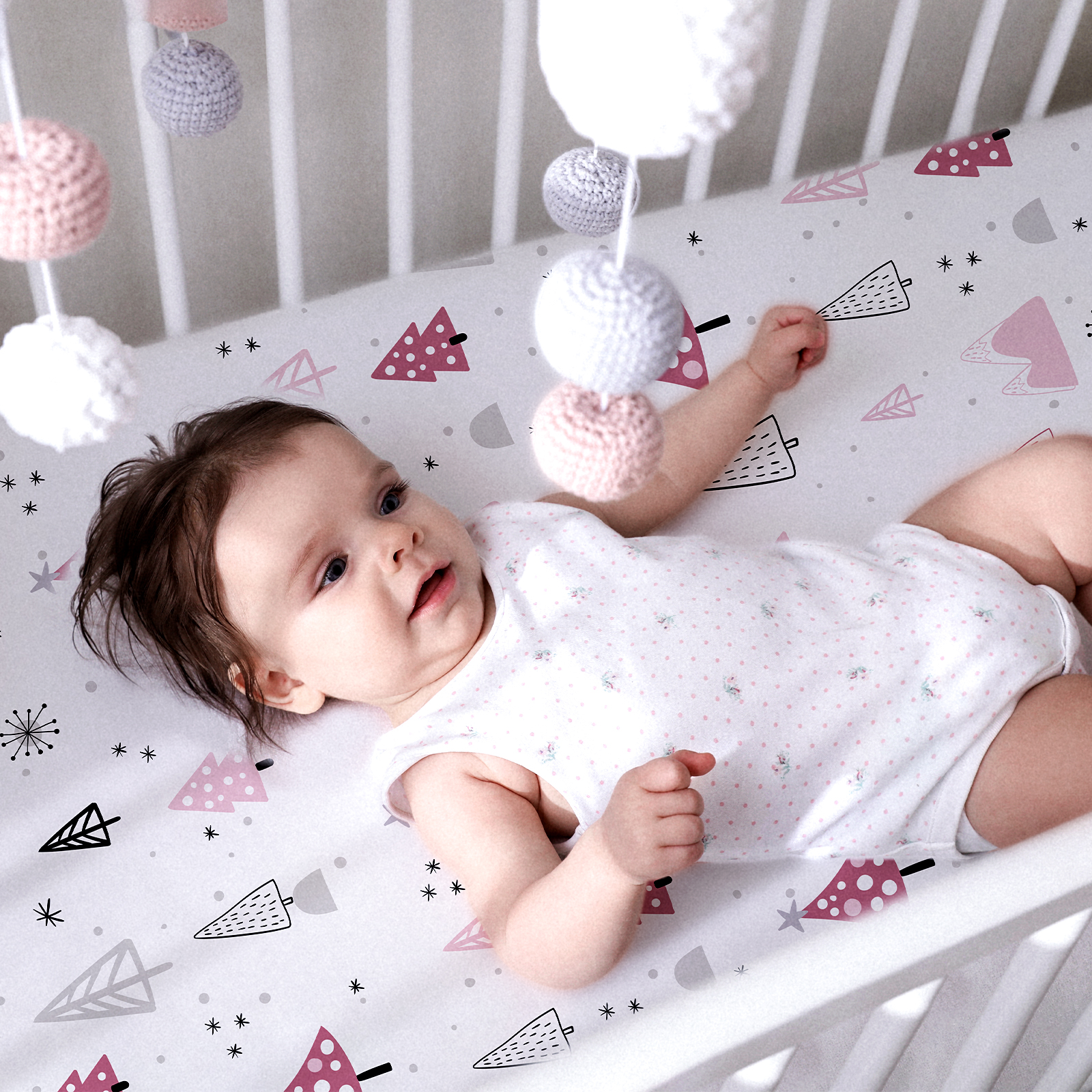 Pink | Bassinet Sheets 2-Pack | 16''*32''