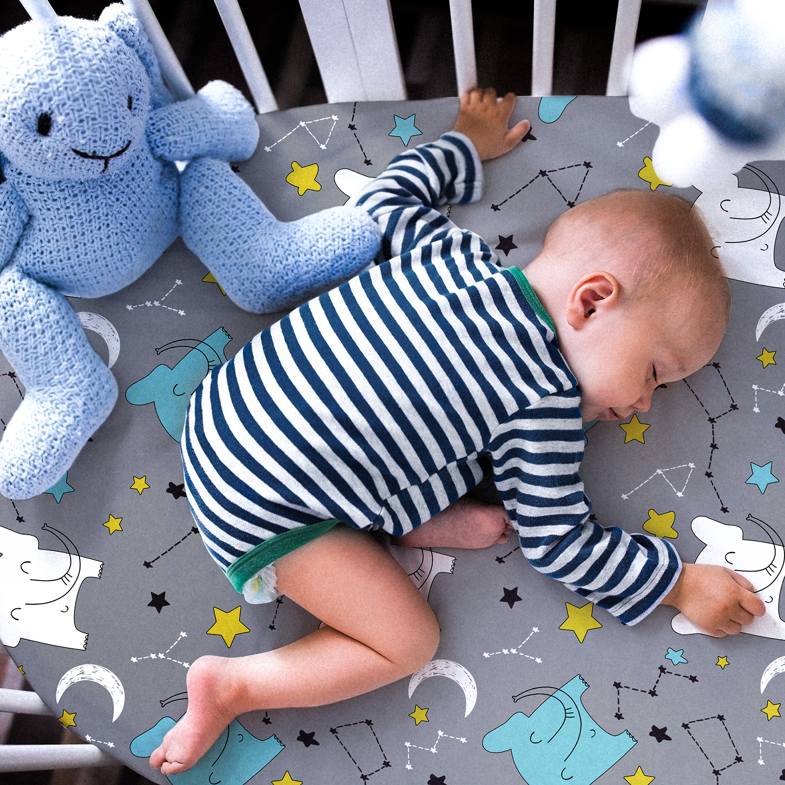 Animals  | Bassinet Sheets 2-Pack | 16''*32''