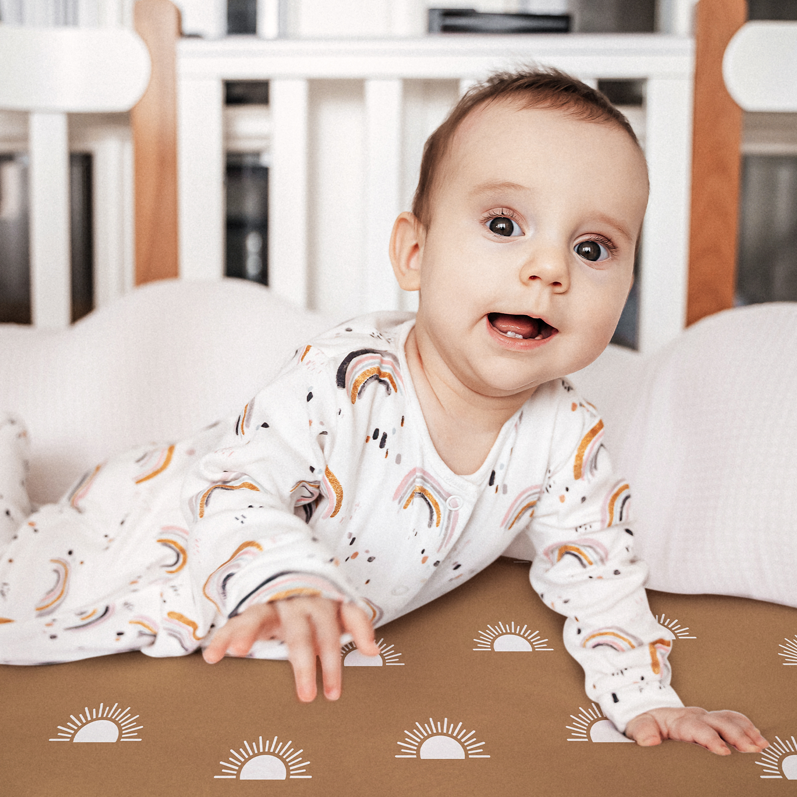 Rainbow  | Bassinet Sheets 2-Pack | 16''*32''