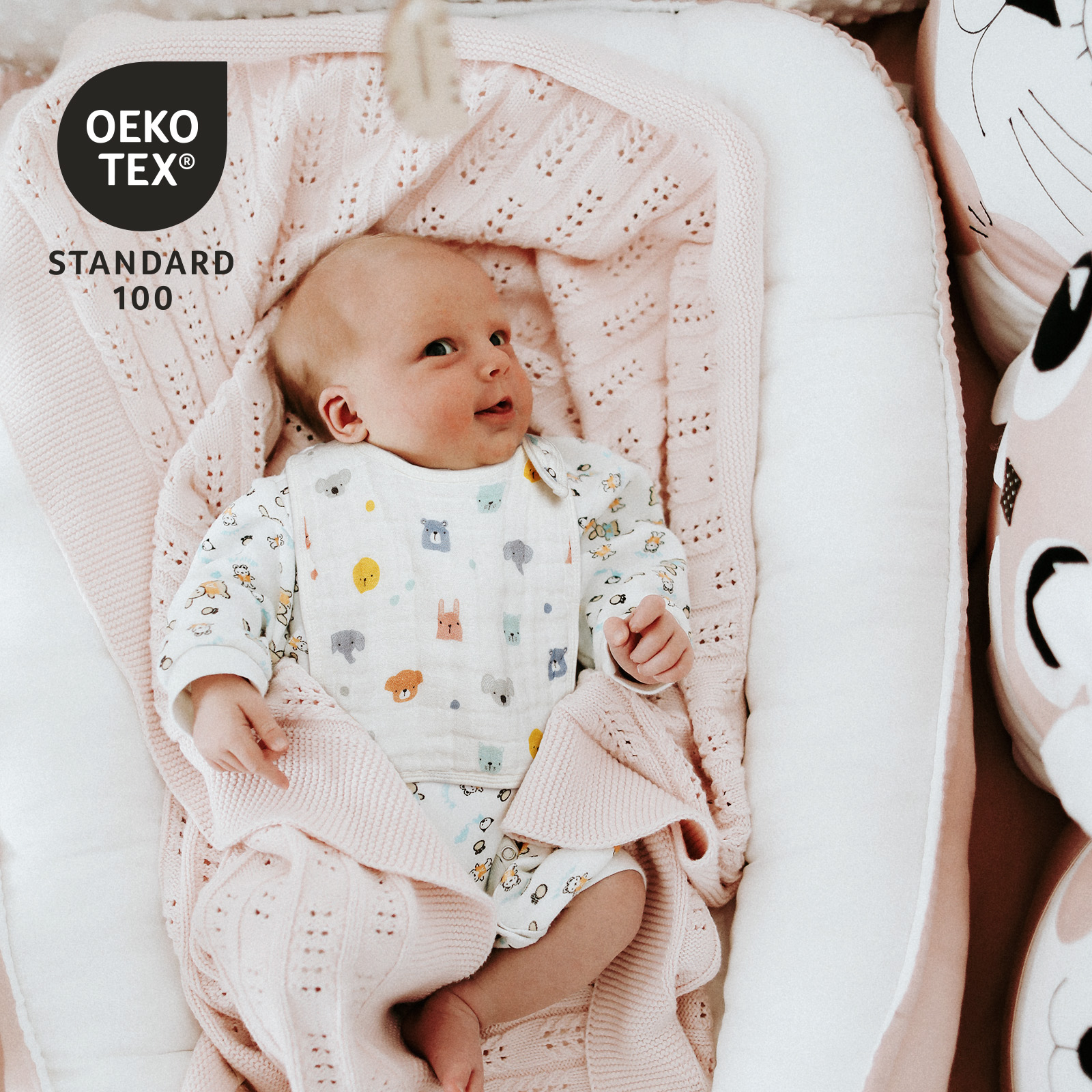 Alpaca | Organic Cotton Muslin Bandana Bibs 3 Pack