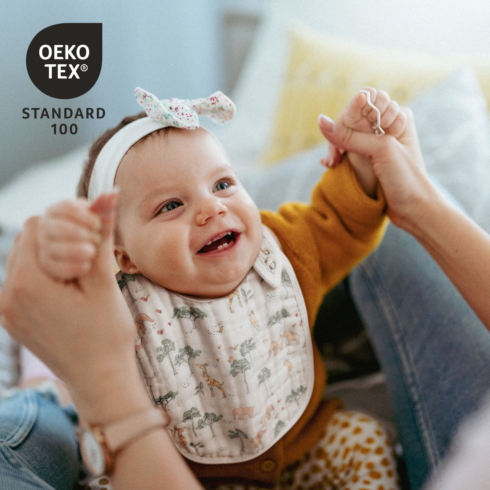 Animal Jungle | Organic Cotton Muslin Bandana Bibs 3 Pack